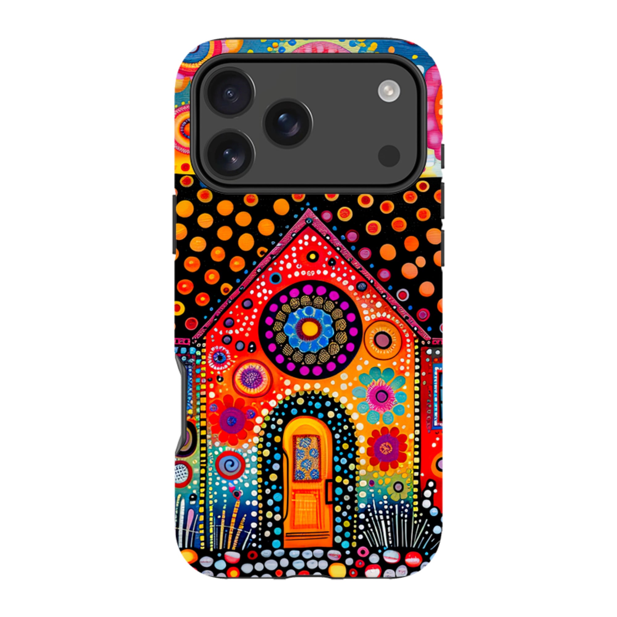 iPhone Case - Folk Art House IV