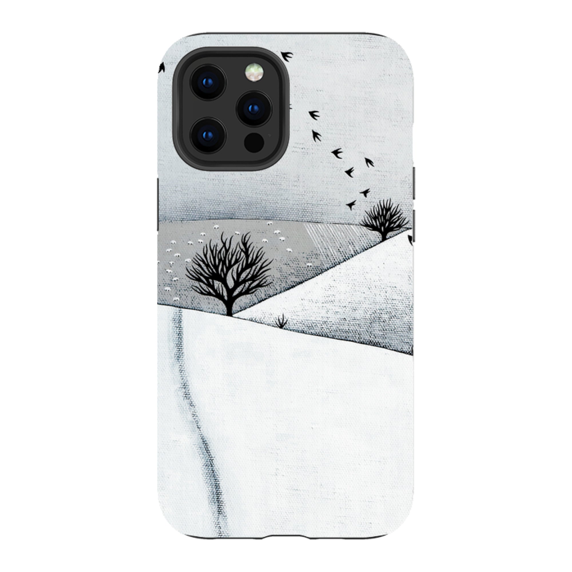 iPhone Tough Case - Snowy Landscape By Natasha Newton