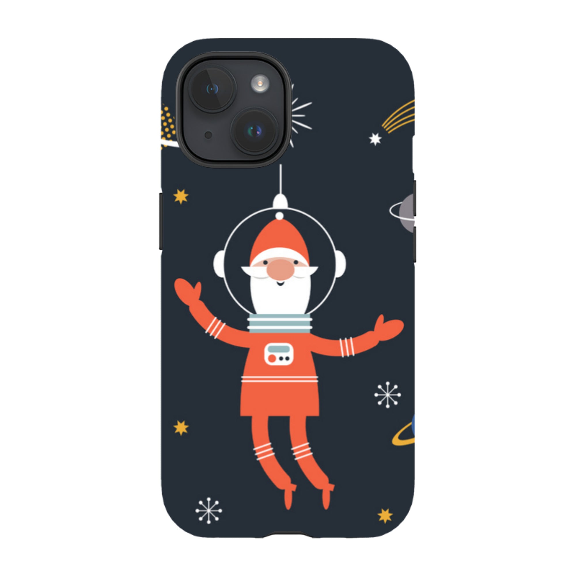 iPhone Tough Case - Cosmic Santa
