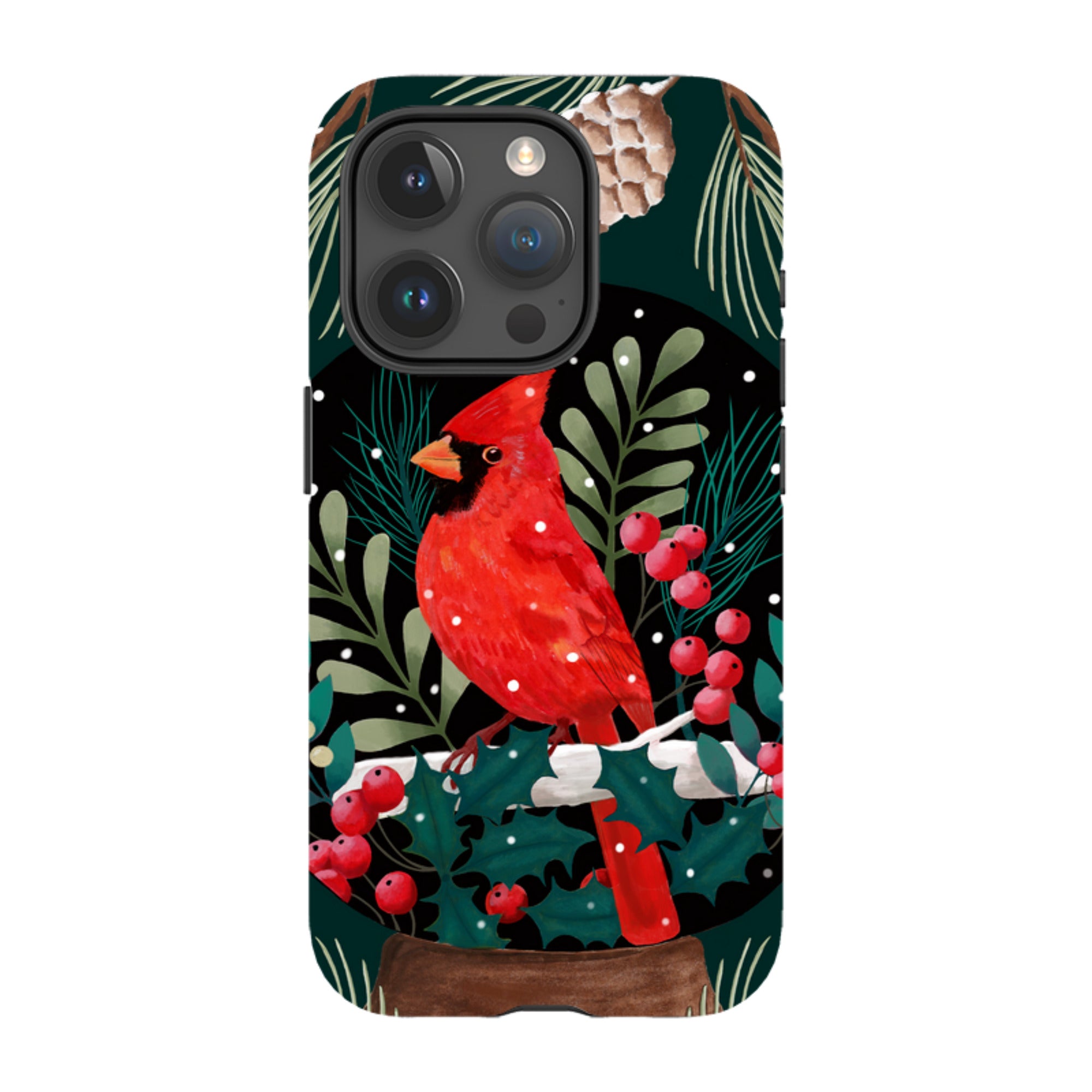 iPhone Tough Case - Red Cardinal By Bex Parkin