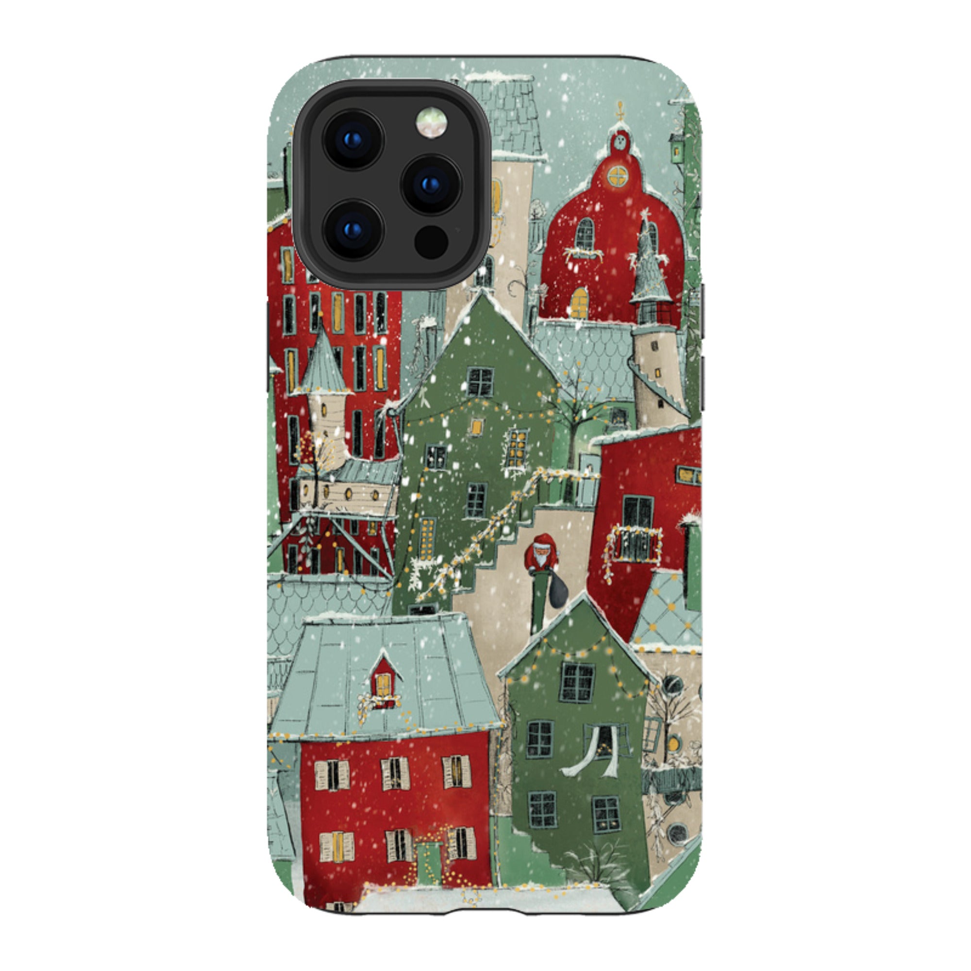 iPhone Tough Case - Citywinkles Red By Maja Lindberg
