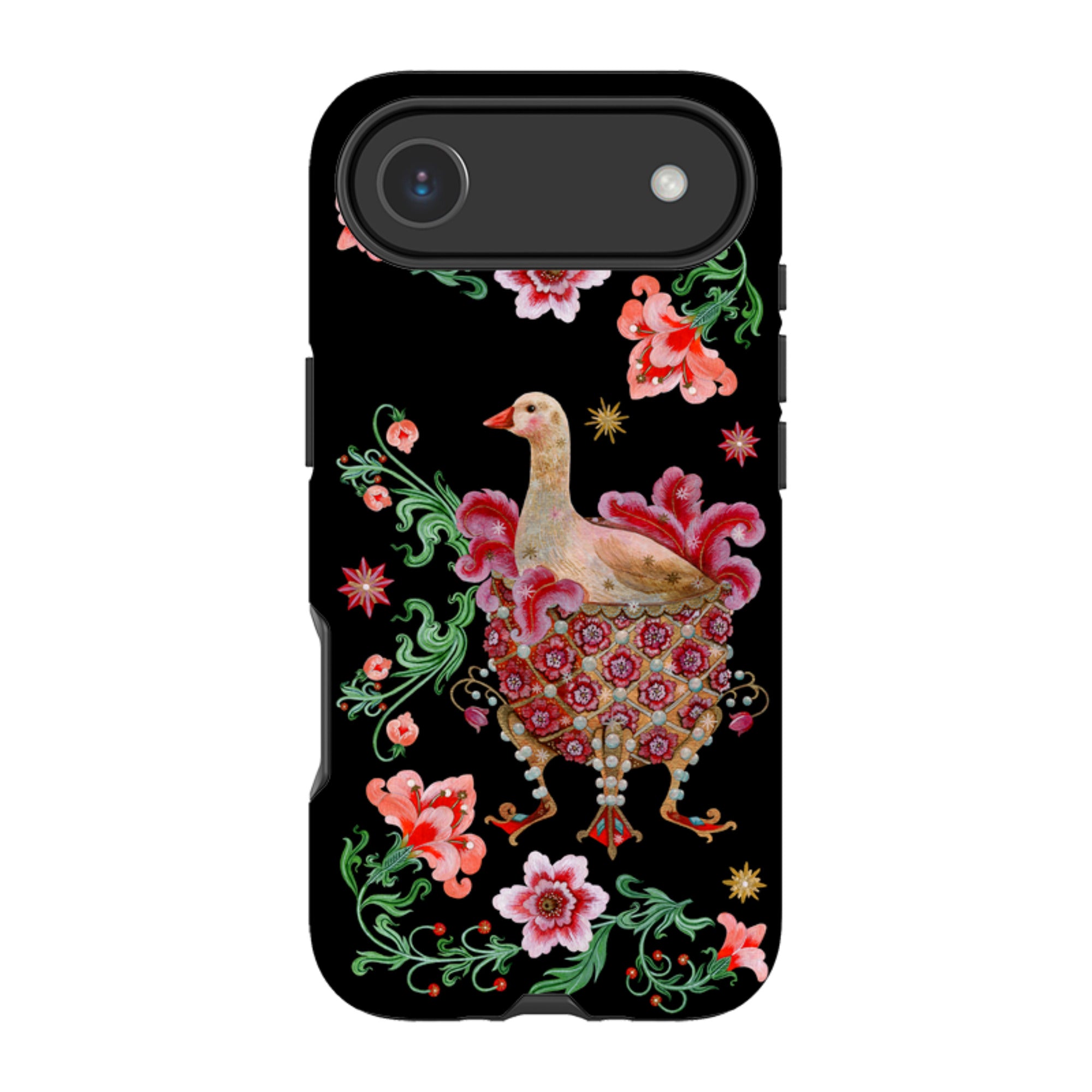 iPhone MagSafe Tough Case - Six Geese A Laying By Maria Matos