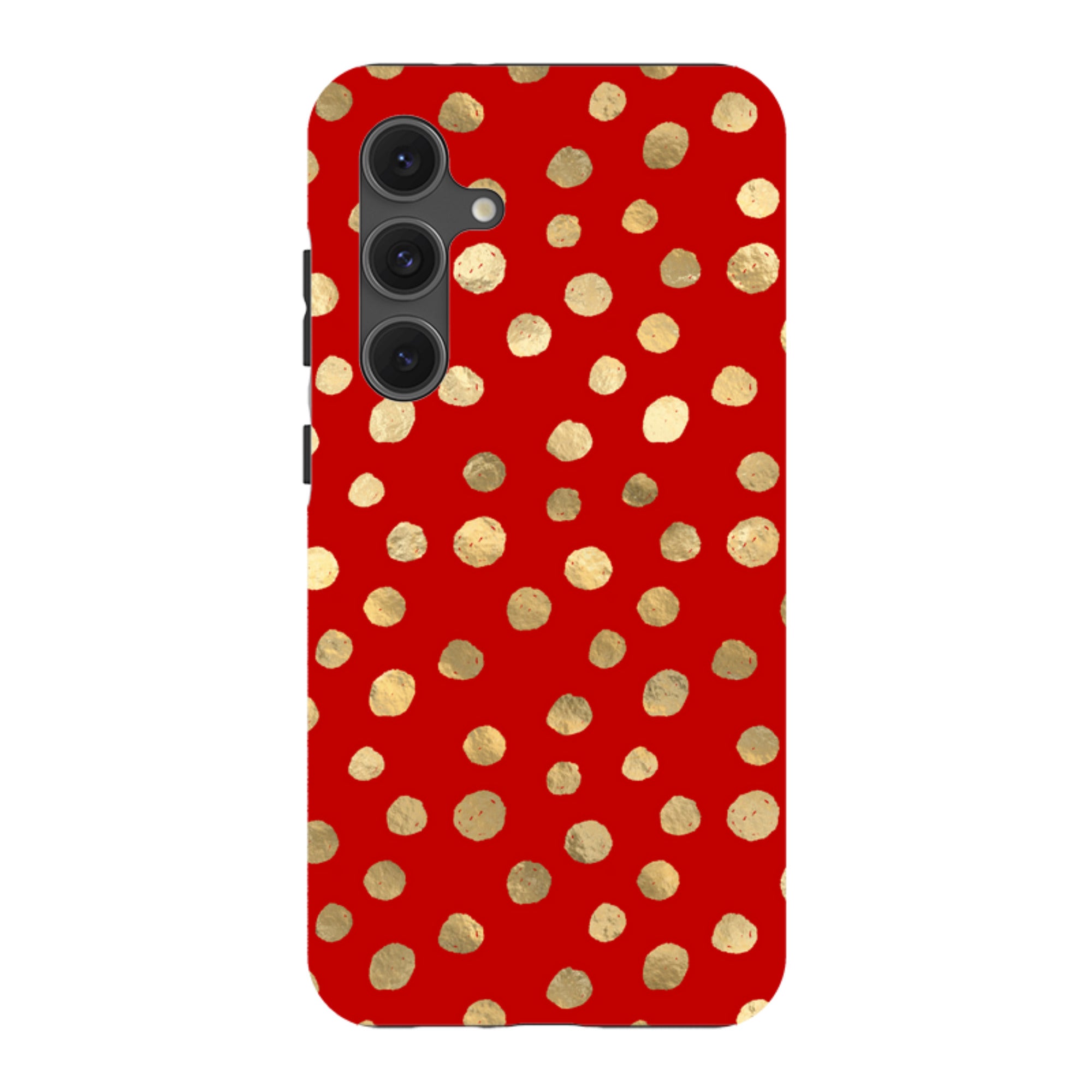 Samsung Tough Case - Burgundy and Gold Stars