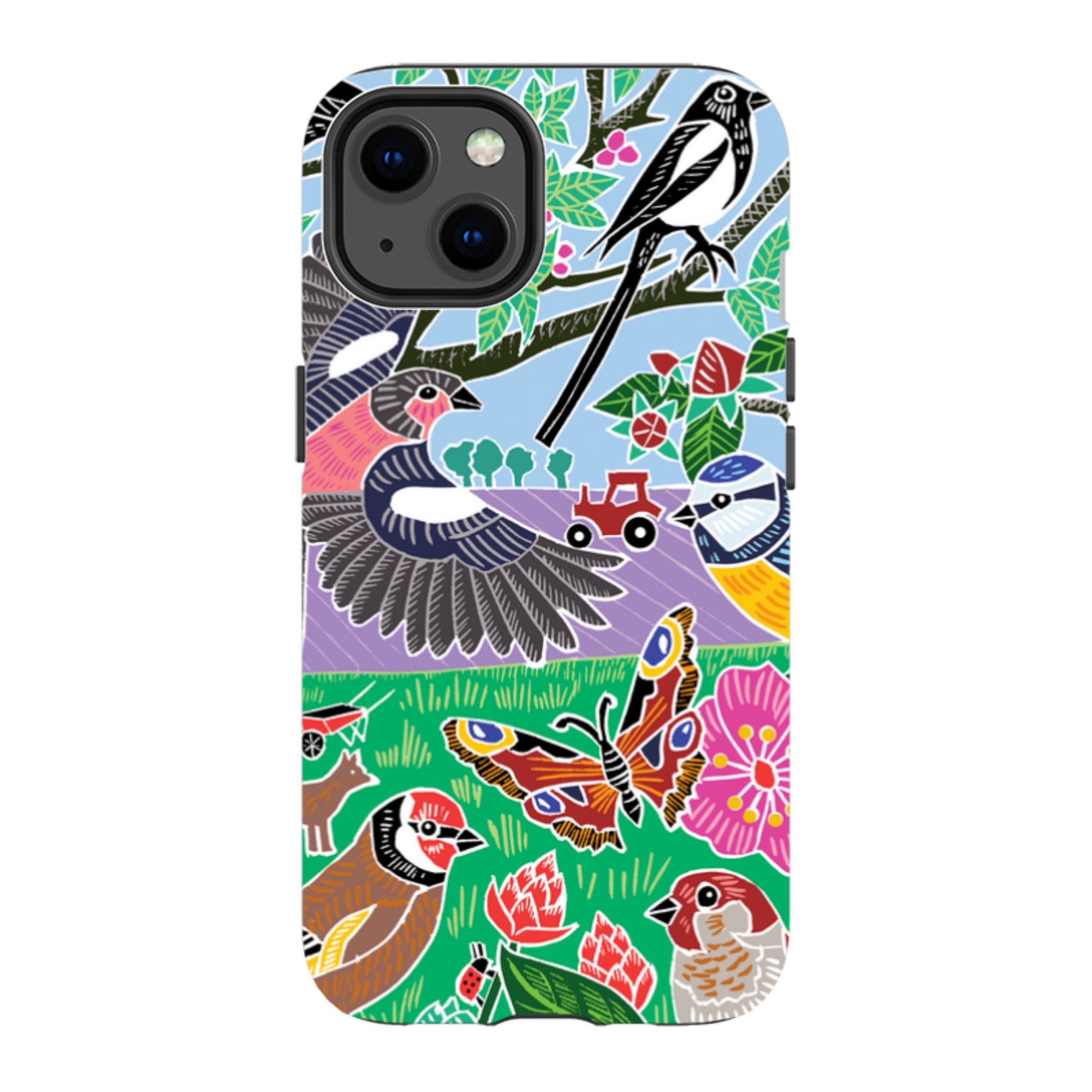 iPhone Tough Case - Garden Bird Jigsaw B By Kate Heiss