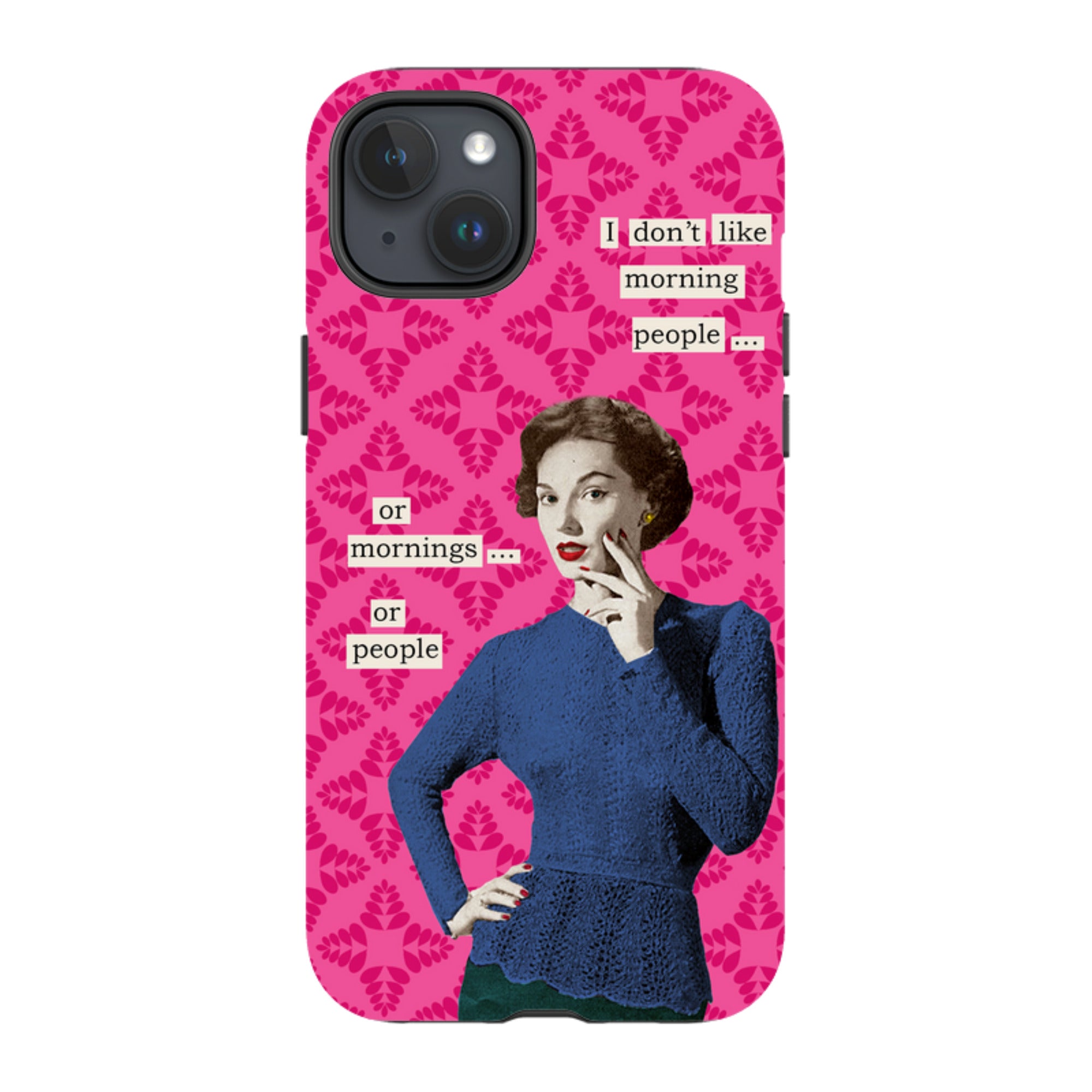 iPhone Tough Case - Morning Person By Clare Jordan