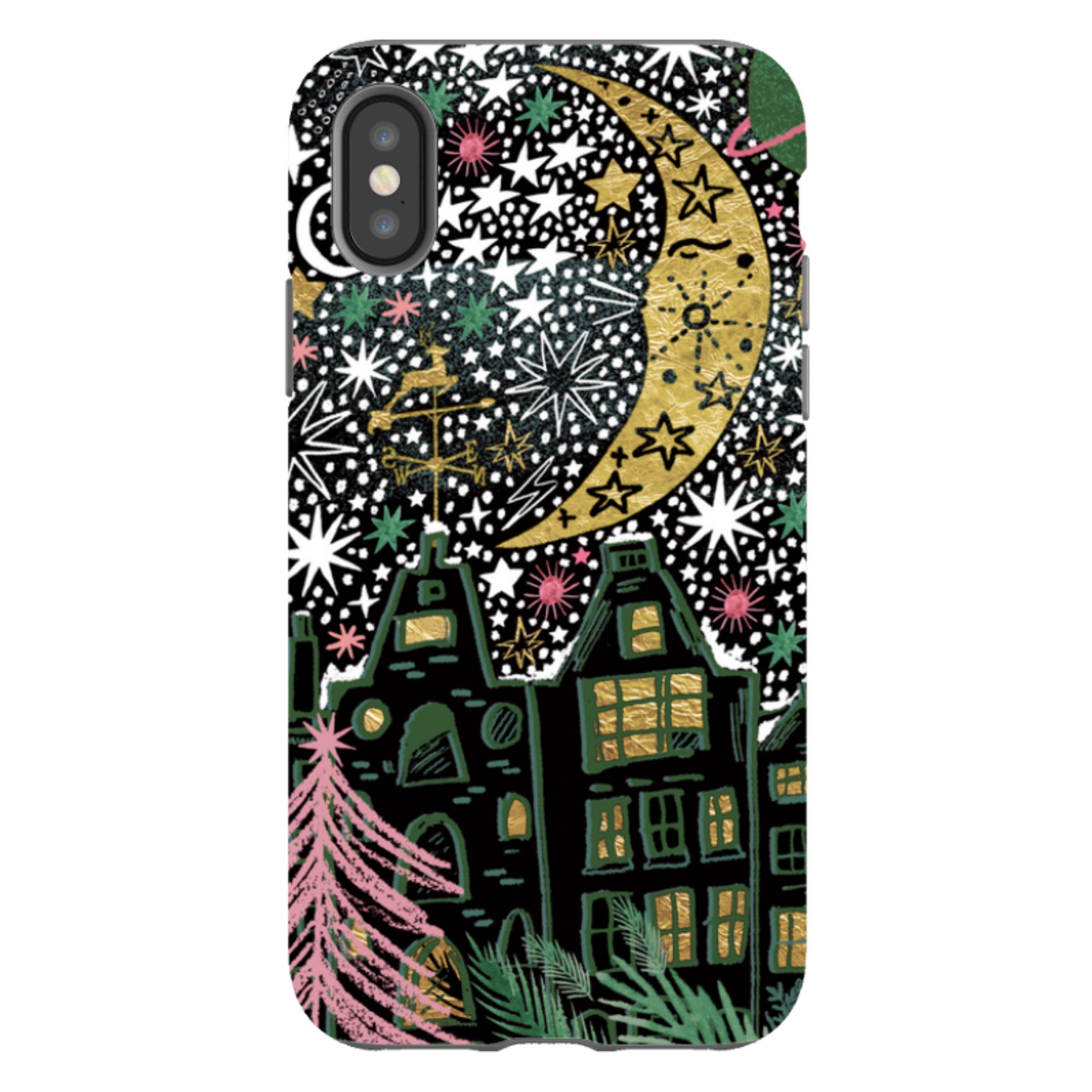 iPhone Tough Case - Night Before Xmas II By Emma Frances Grant