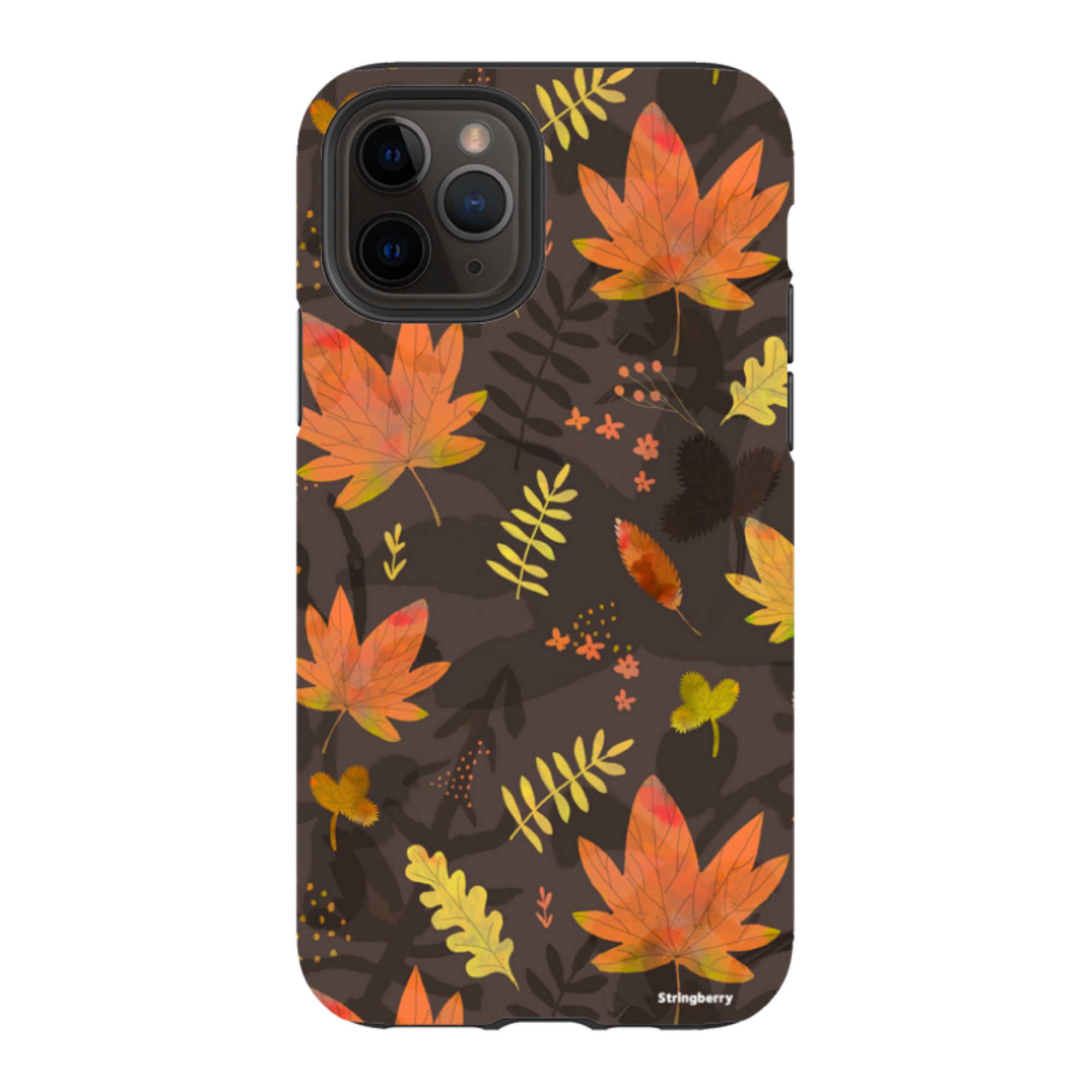 iPhone Tough Case - Autumn Leaves Yellow