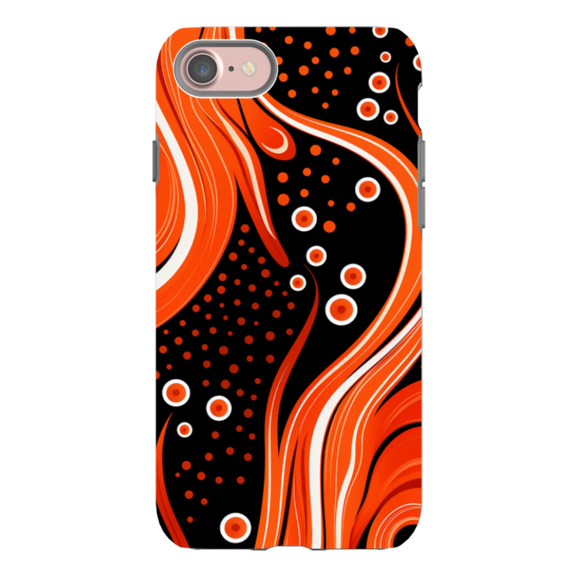 iPhone Tough Case -Red Wave Stars