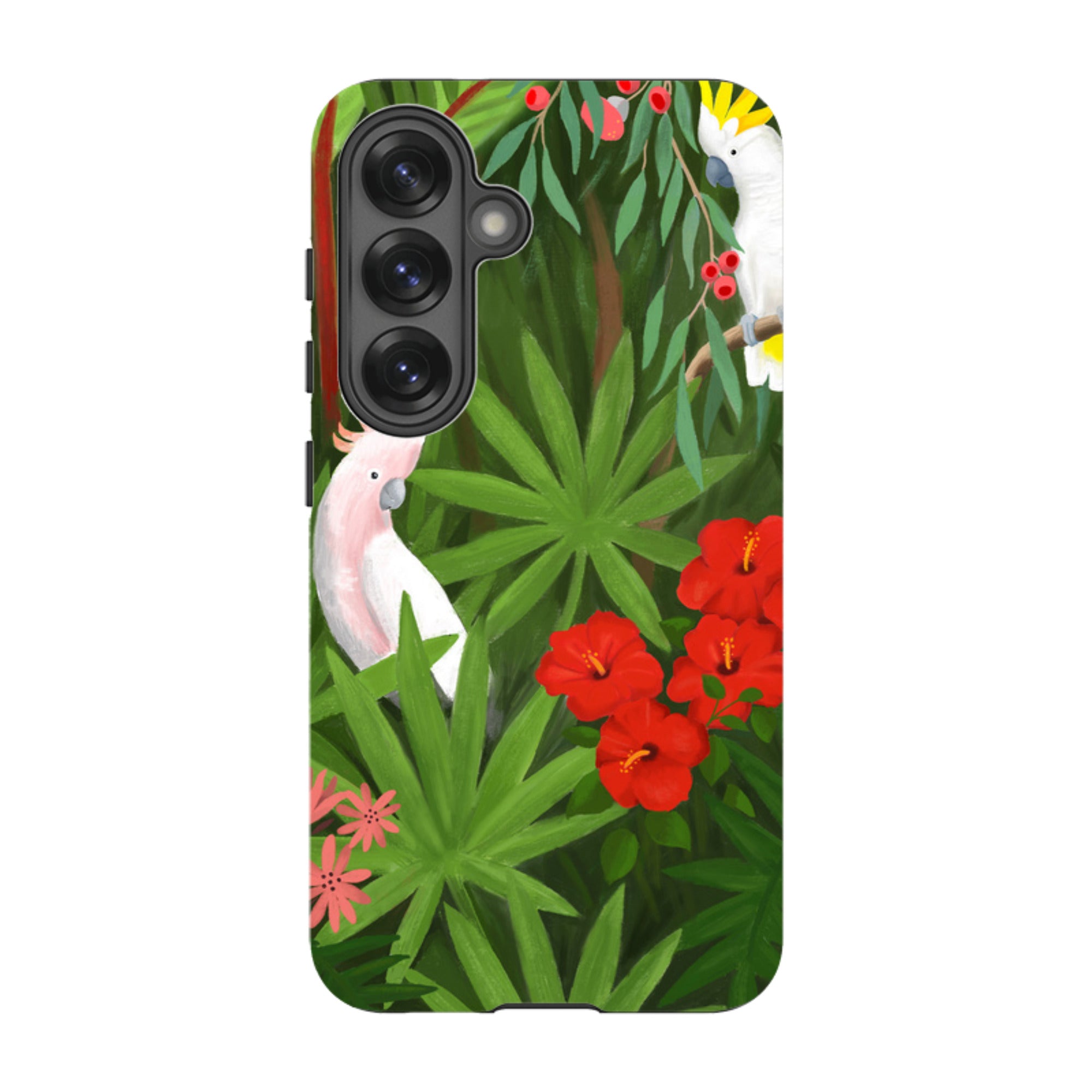 Samsung Tough Case - Cockatoo Jungle By Bex Parkin