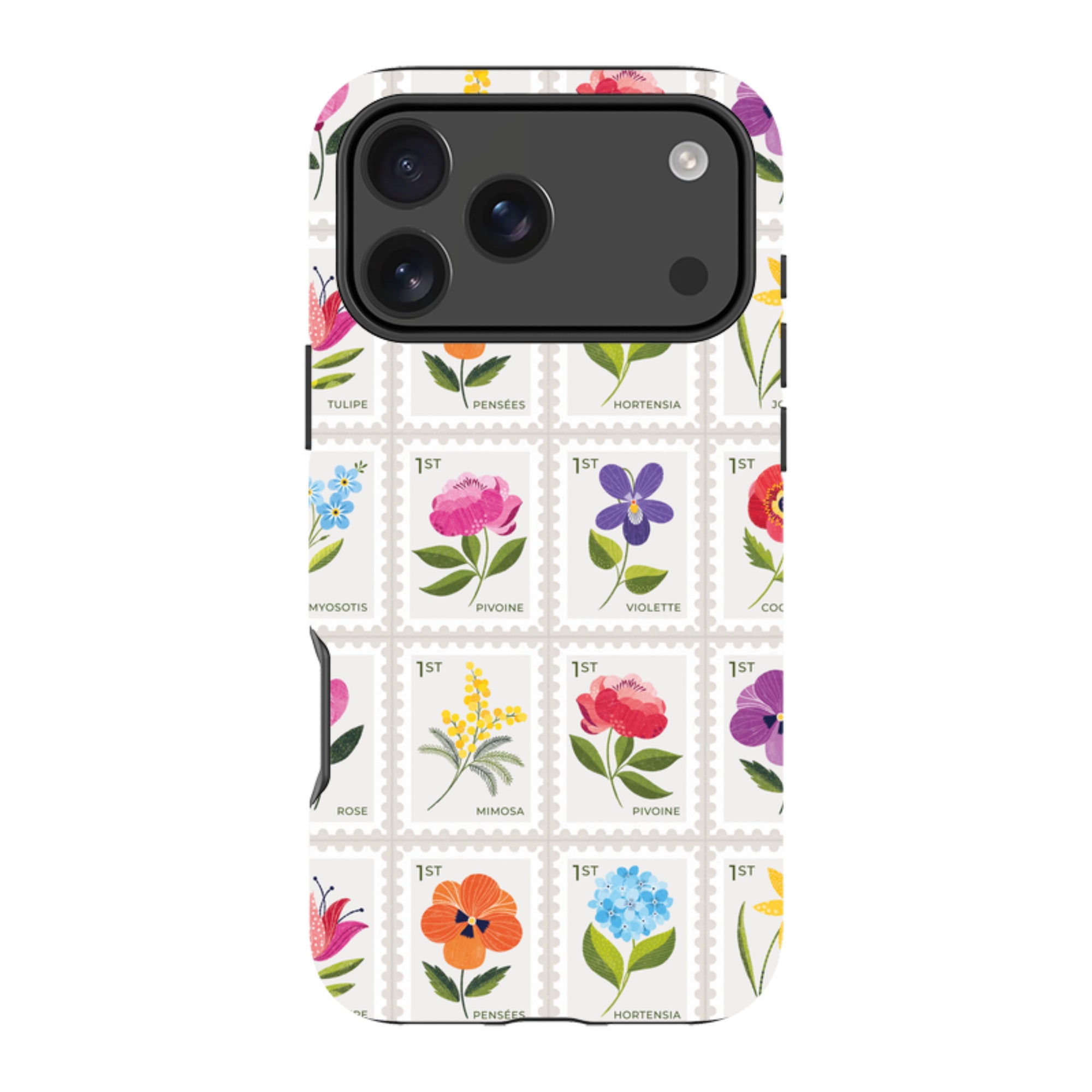 iPhone Tough Case - Floral Postage Stamps By Ali Brookes
