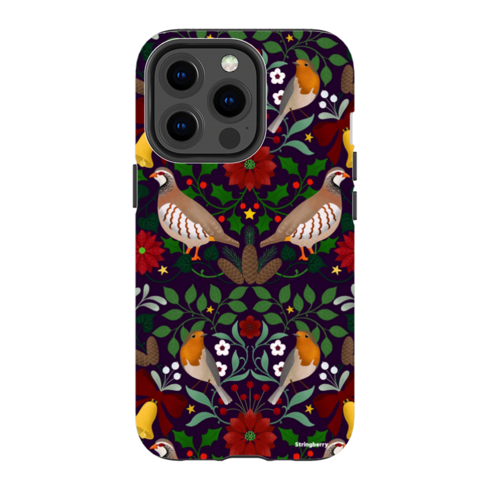 iPhone Tough Case - Xmas Pattern III By Bex Parkin