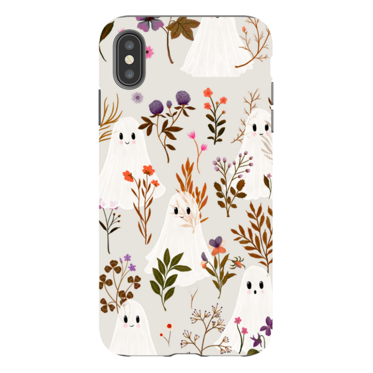 iPhone Tough Case - Ghost in the Garden - Stone By Katherine Quinn