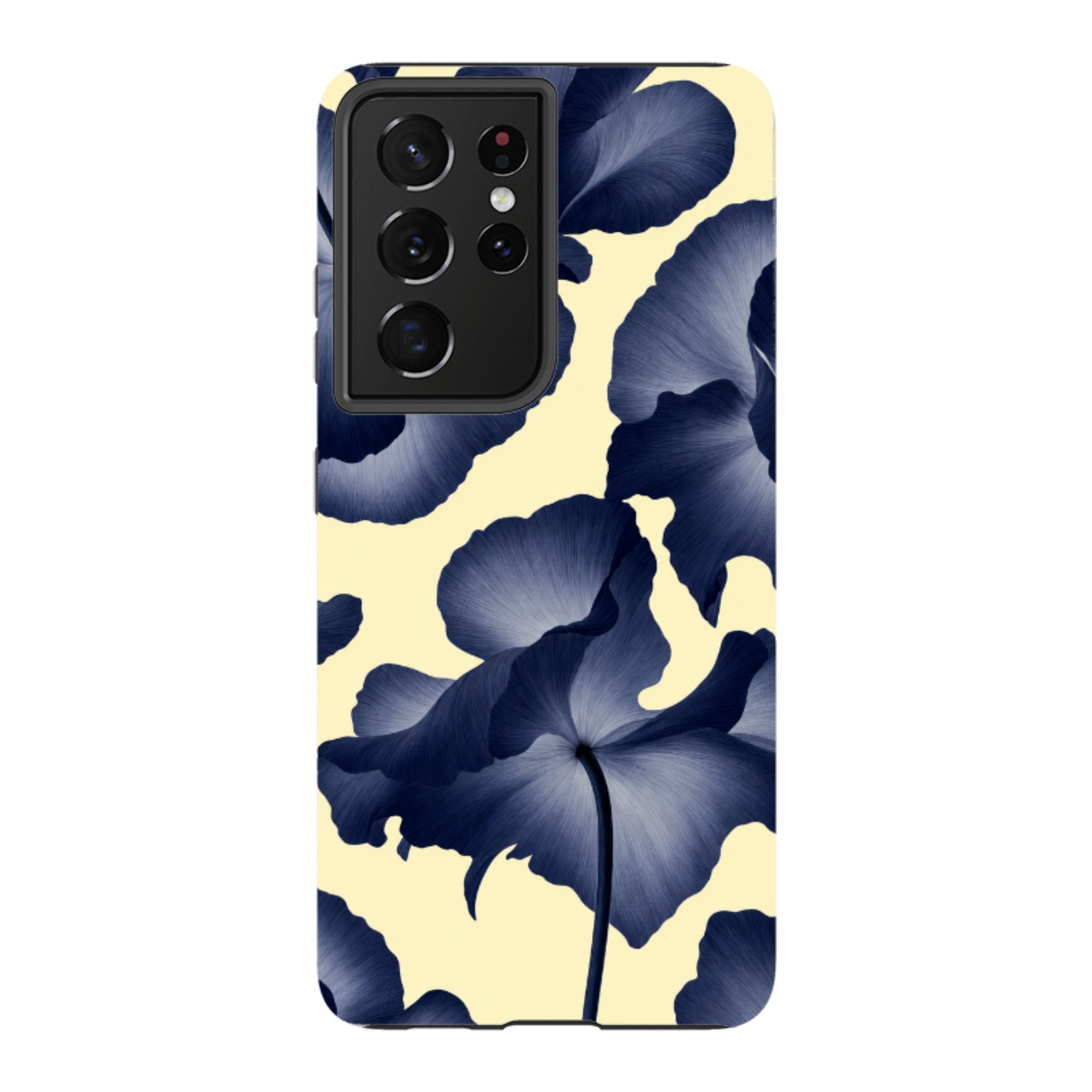 Samsung Tough Case - Navy Blue Poppy