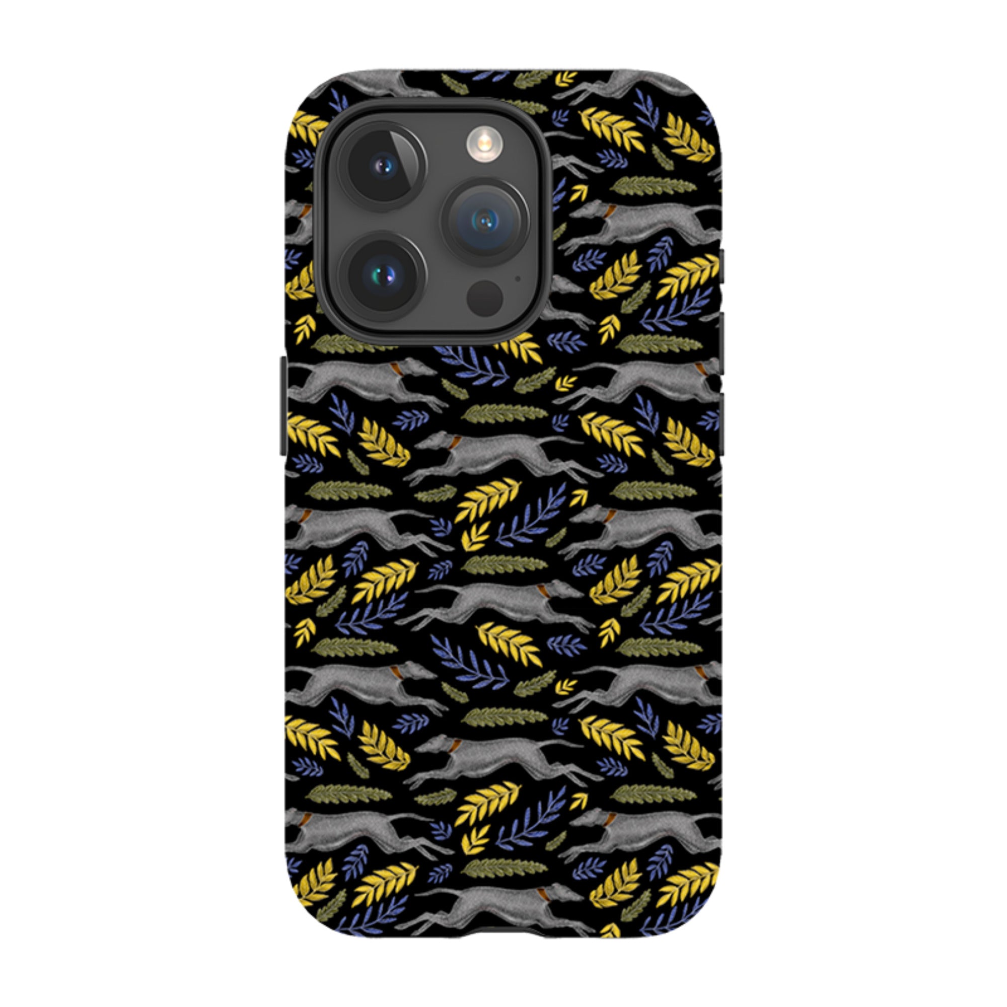 iPhone MagSafe Tough Case -  Greyhound Pattern By Catherine Rowe