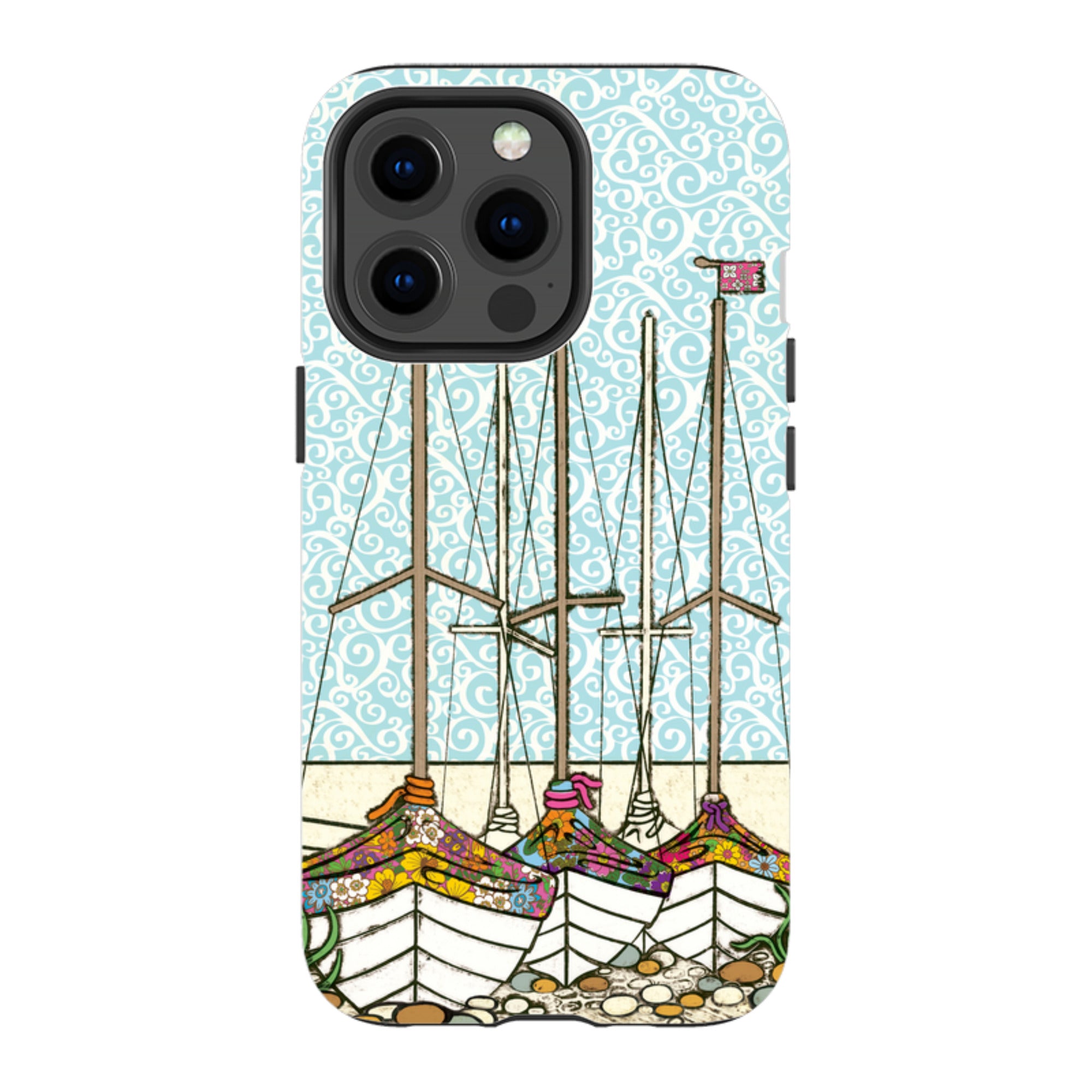 iPhone MagSafe Tough Case -  Boats At Rest By Amelia Bowman