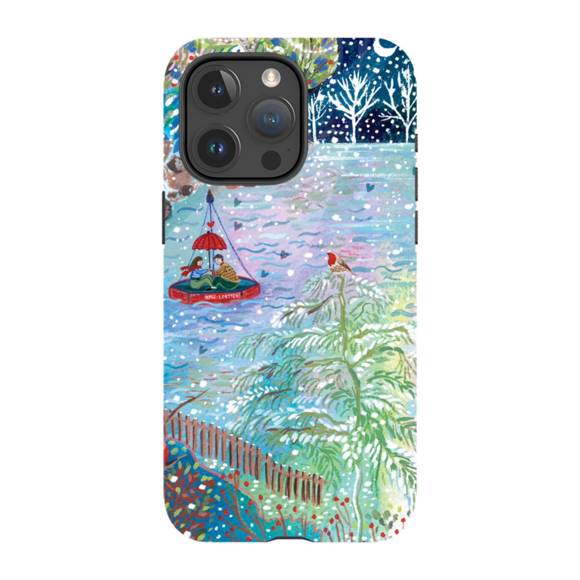 iPhone Tough Case - A Wee Winter Harbour By Emma Frances Grant