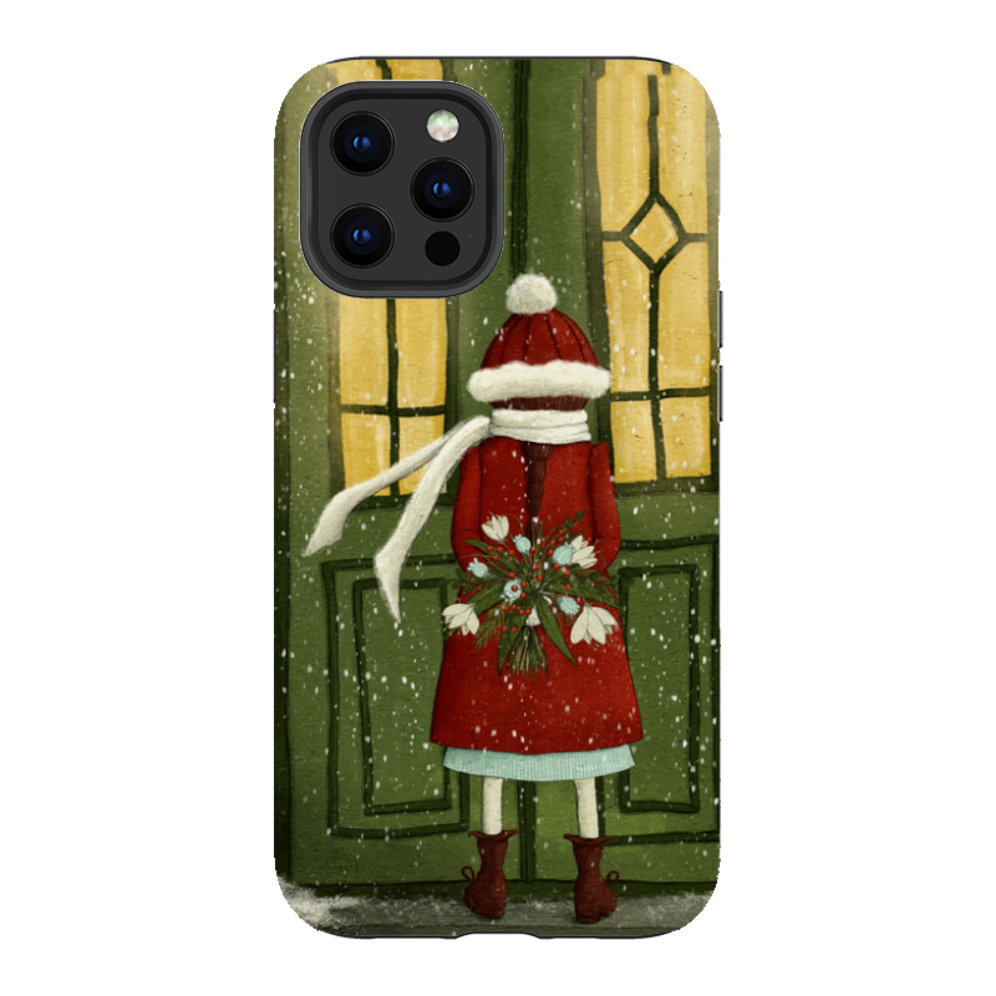 iPhone Tough Case - Winter Flowers By Maja Lindberg