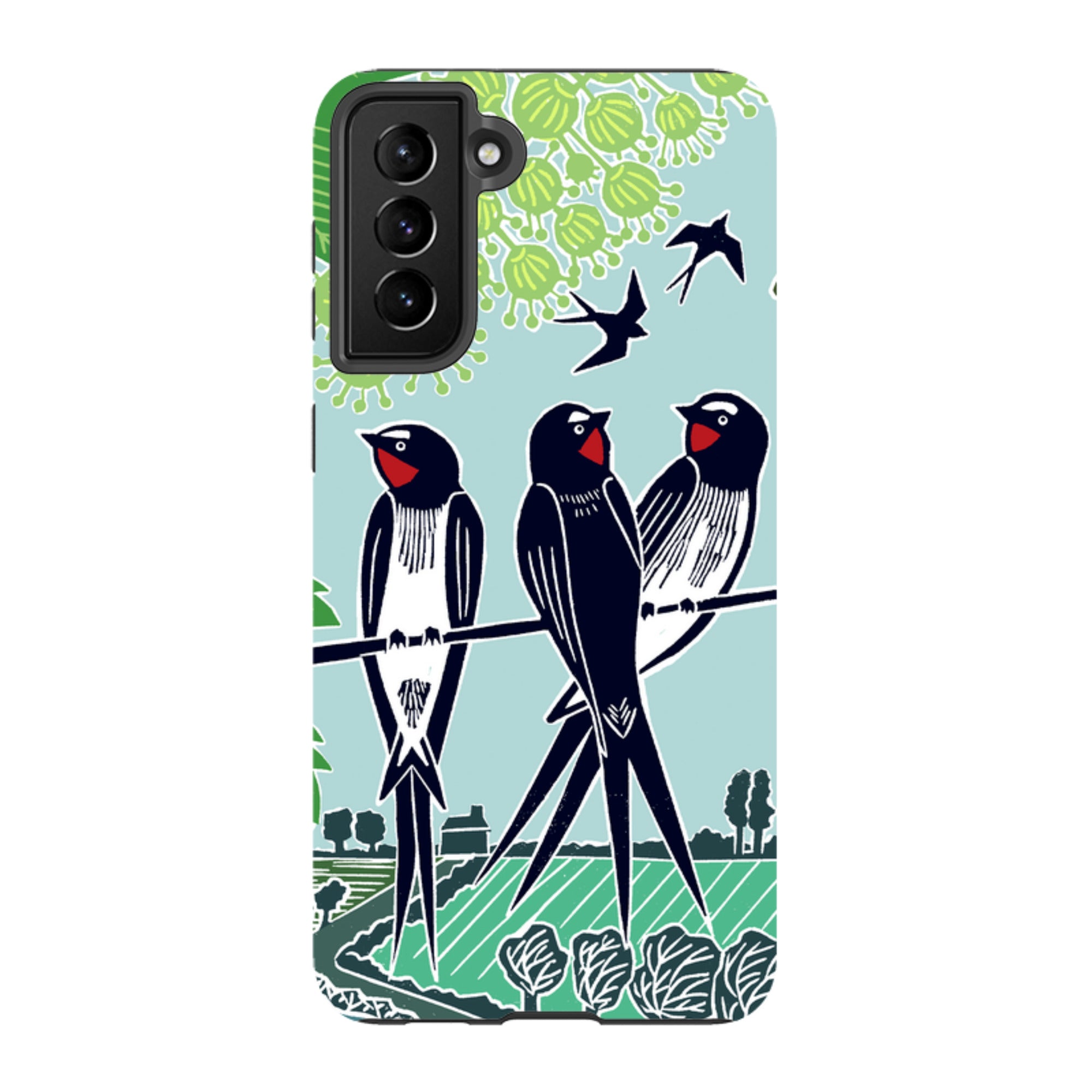 Samsung Tough Case - Swallows By Kate Heiss
