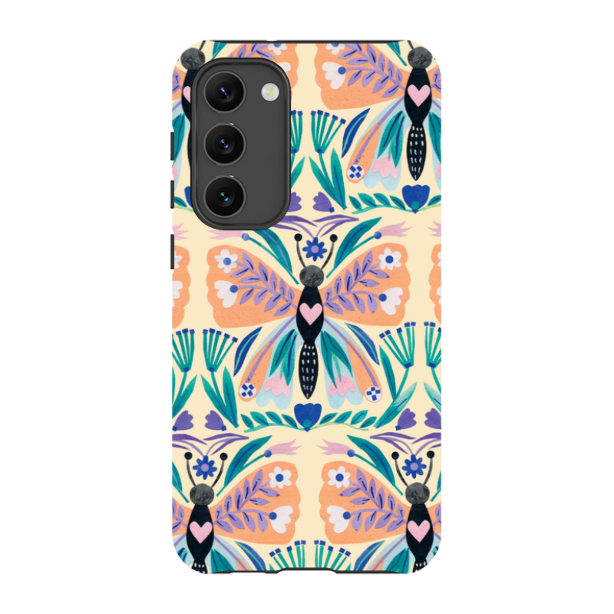 Samsung Tough Case - All Over Butterfly By Tracey English