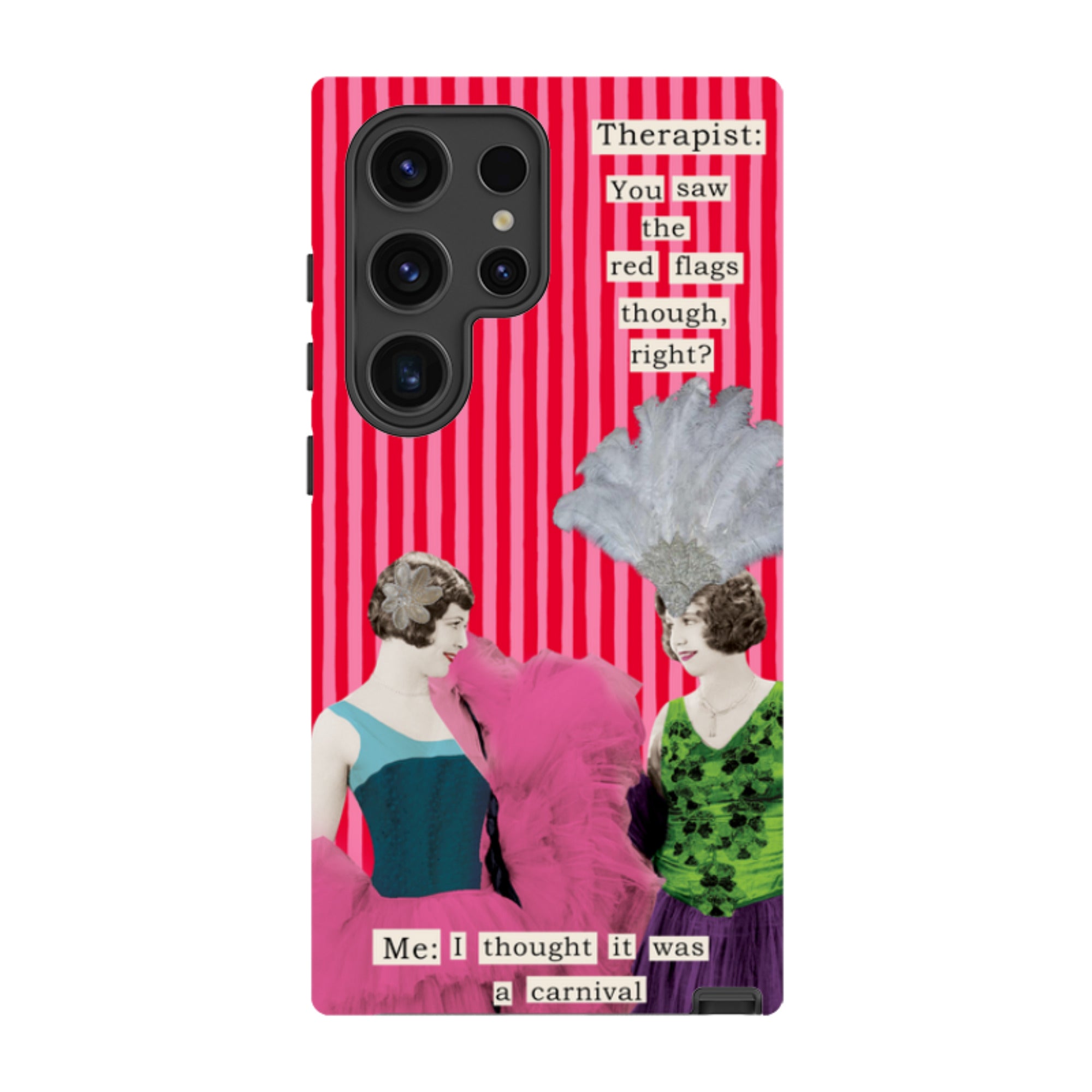 Samsung Tough Case - Therapist Red Flag By Clare Jordan