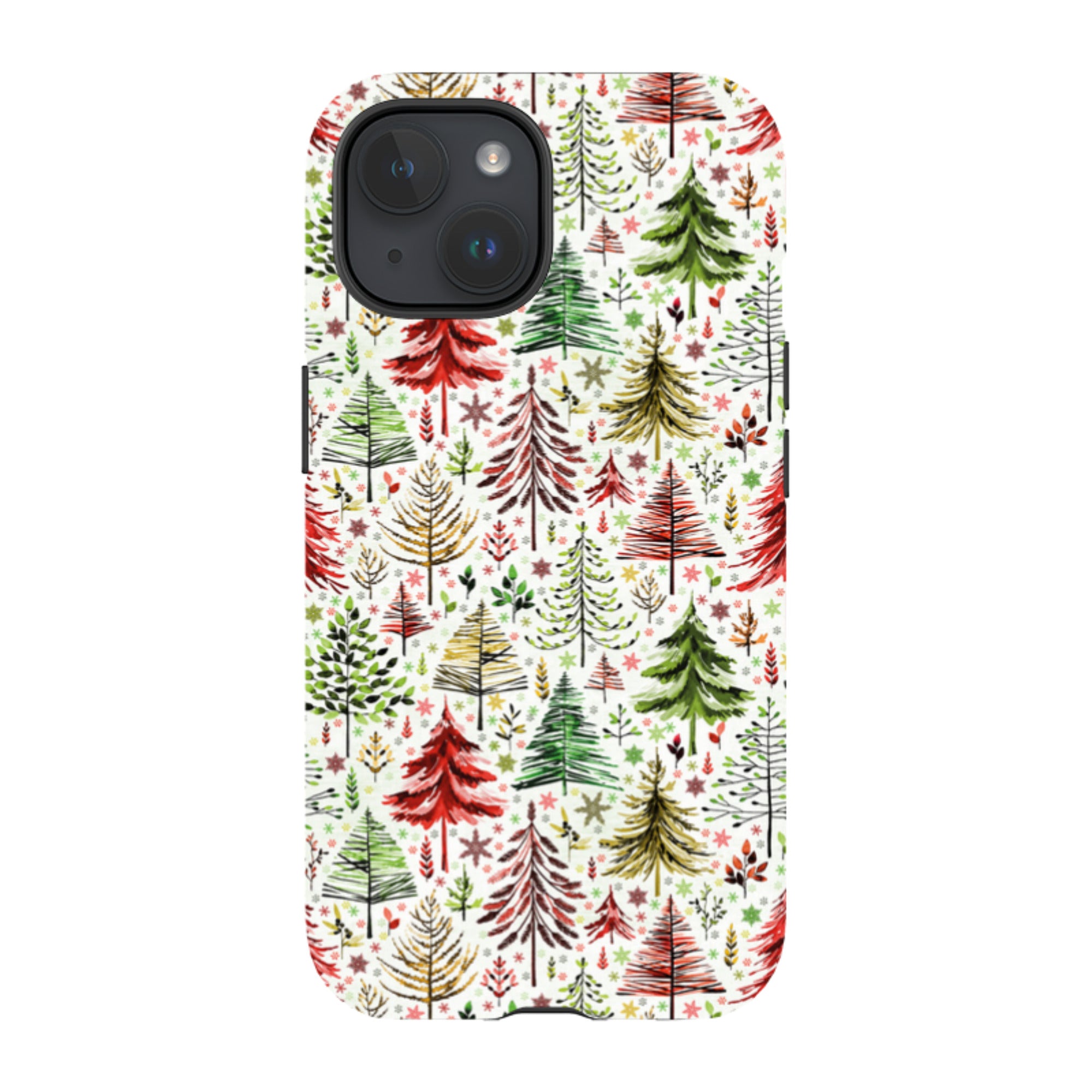 iPhone MagSafe Tough Case -  Xmas Trees By Elisabeth Haager