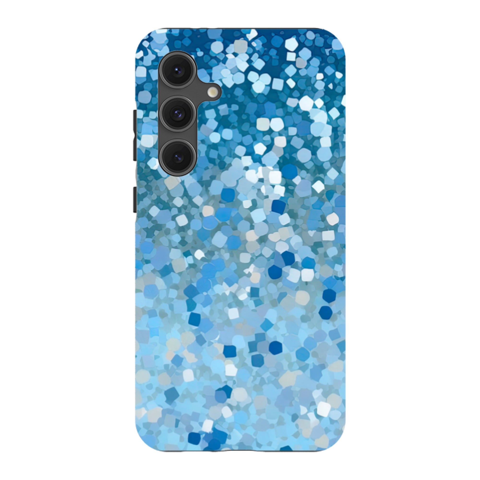 Samsung Tough Case - Blue Glitter II (Case Does Not Glitter)
