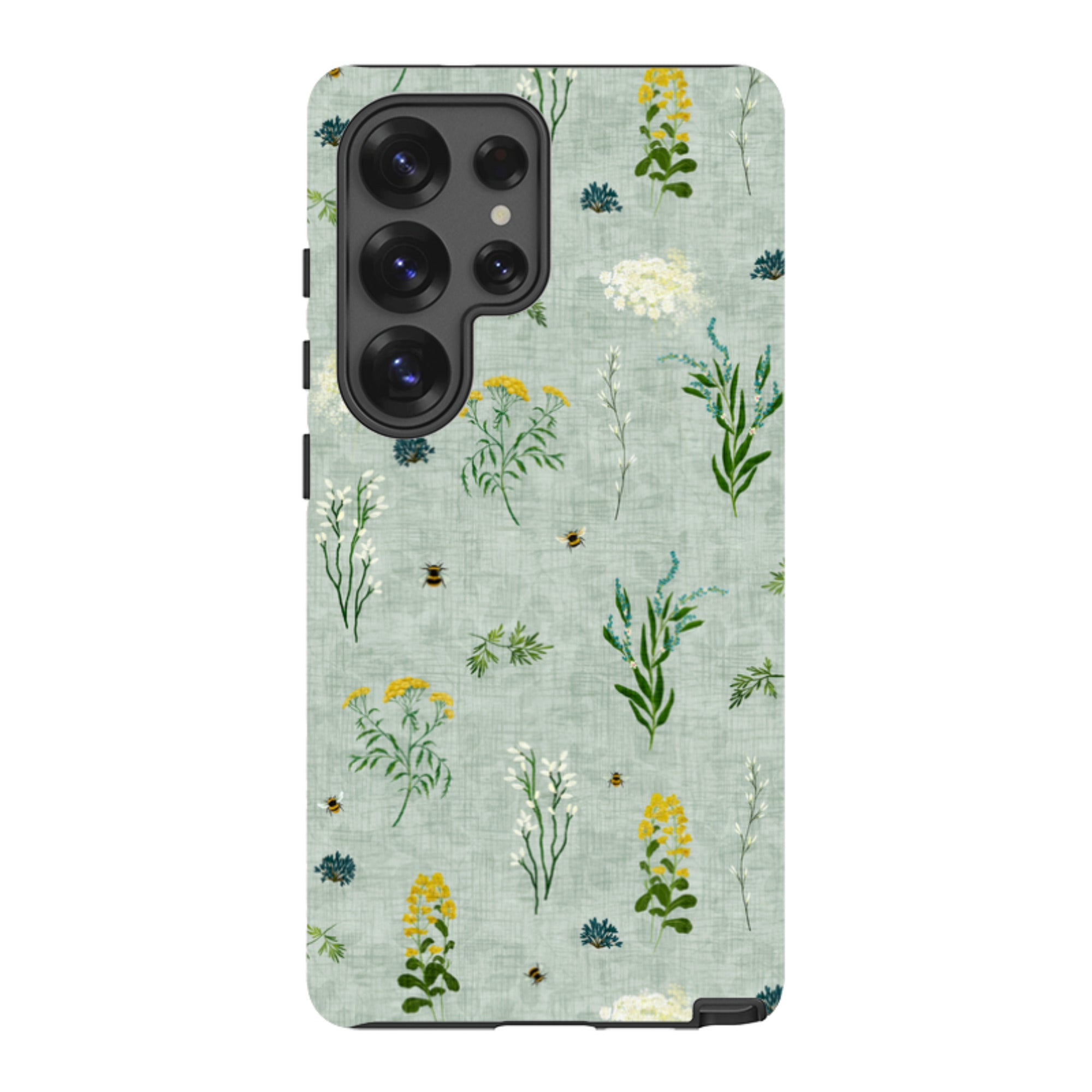 Samsung Tough  Case - Song Bird Florals and Bees By Katherine Quinn