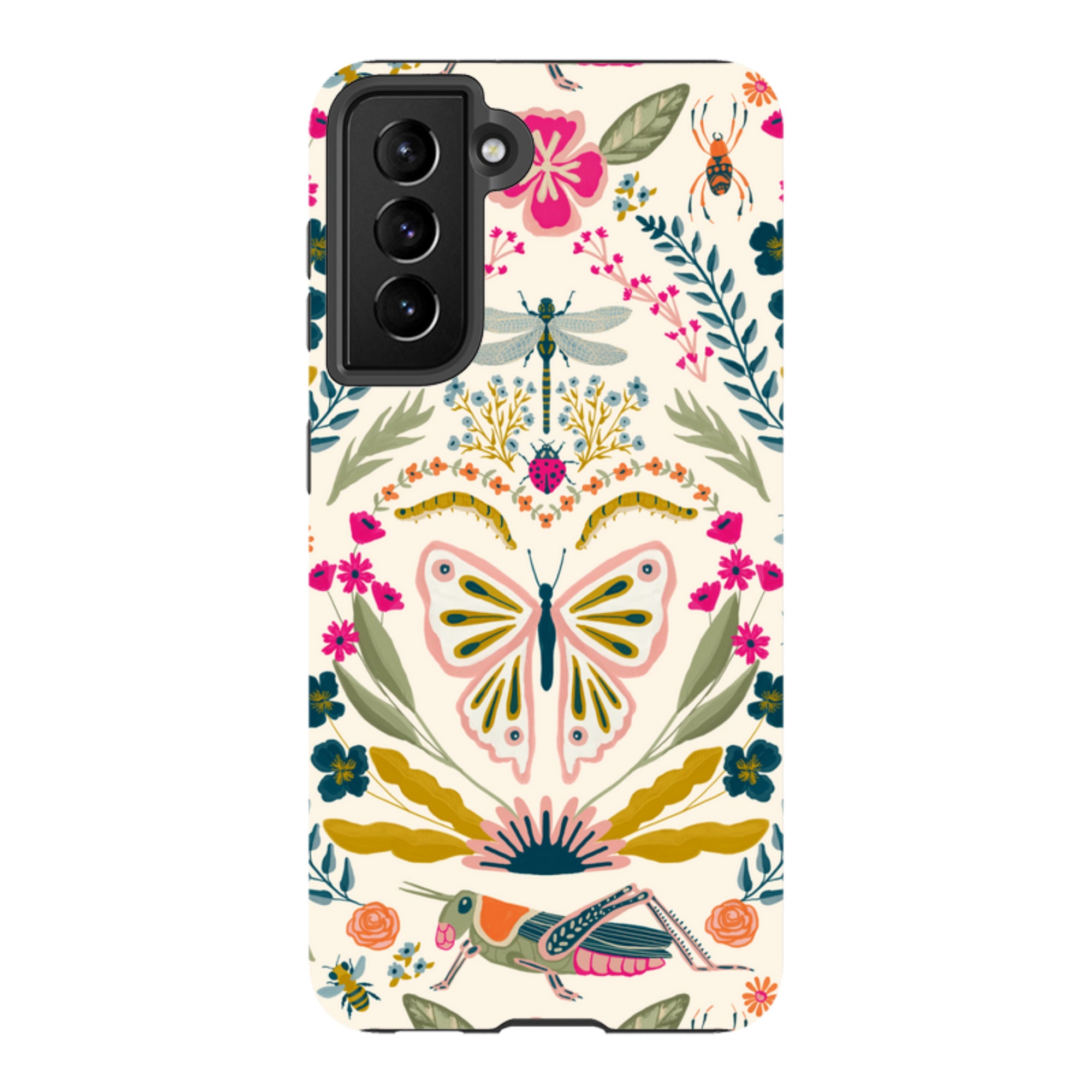 Samsung Tough Case - Butterfly Floral By Abby Jacobs