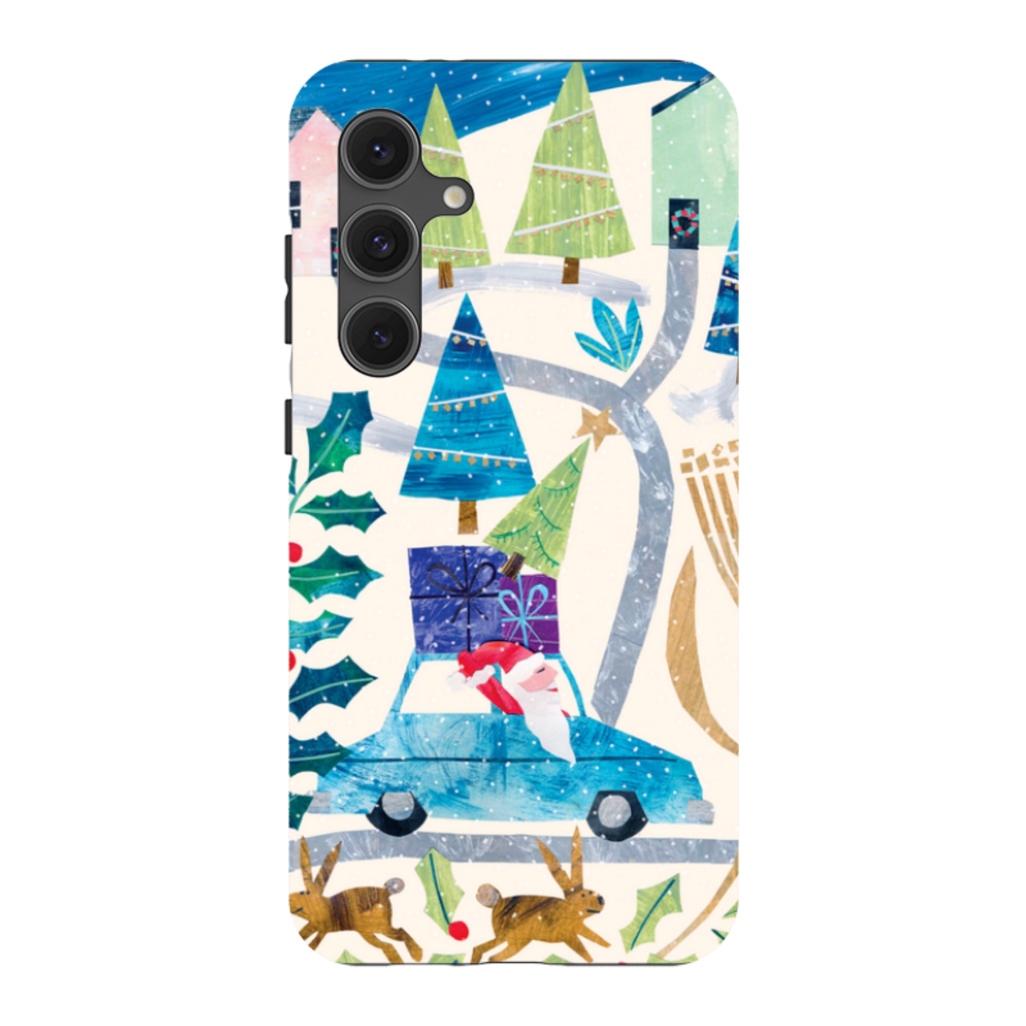 Samsung Tough Case - Santa Driving Home By Tracey English