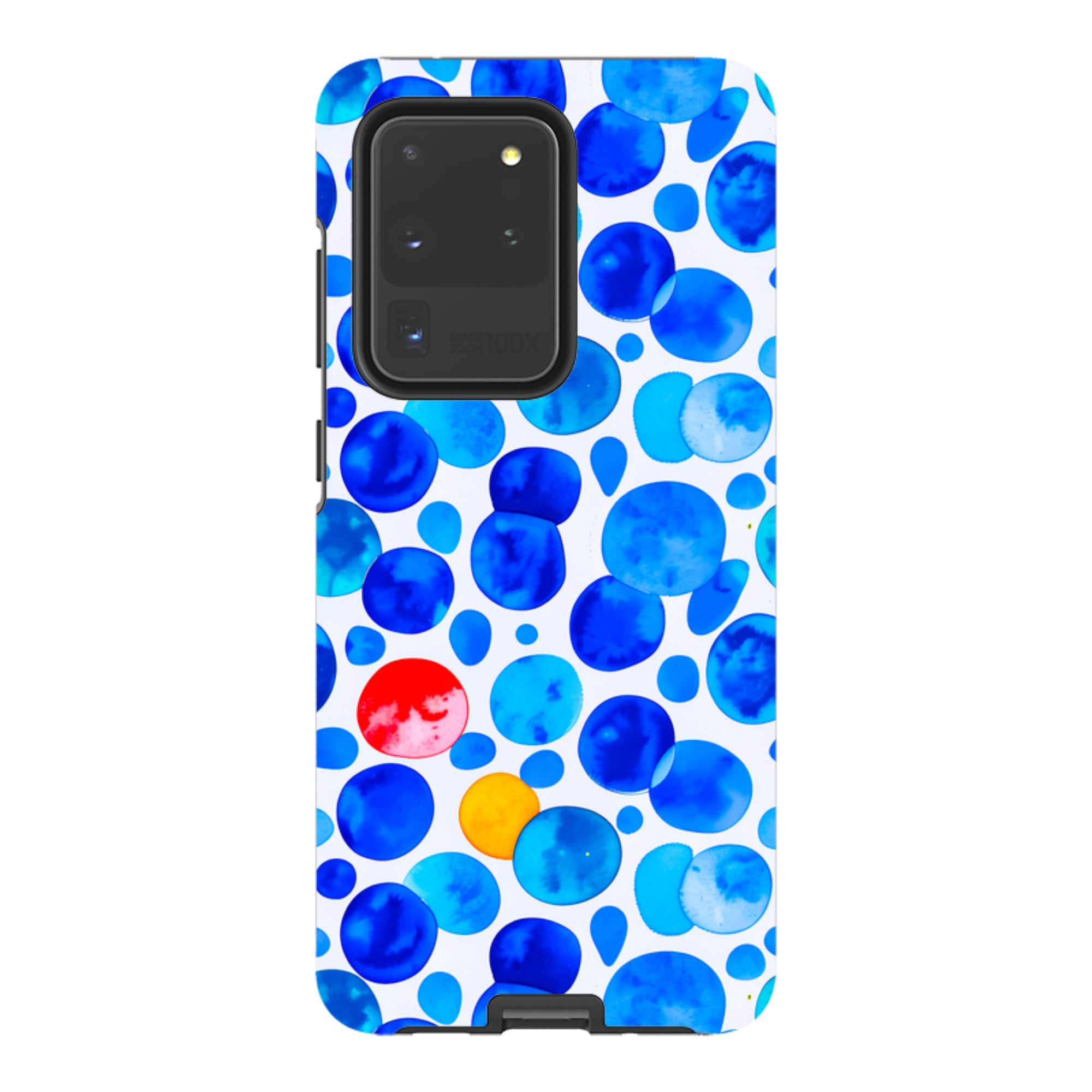 Samsung Tough  Case - Blue Moon Polka
