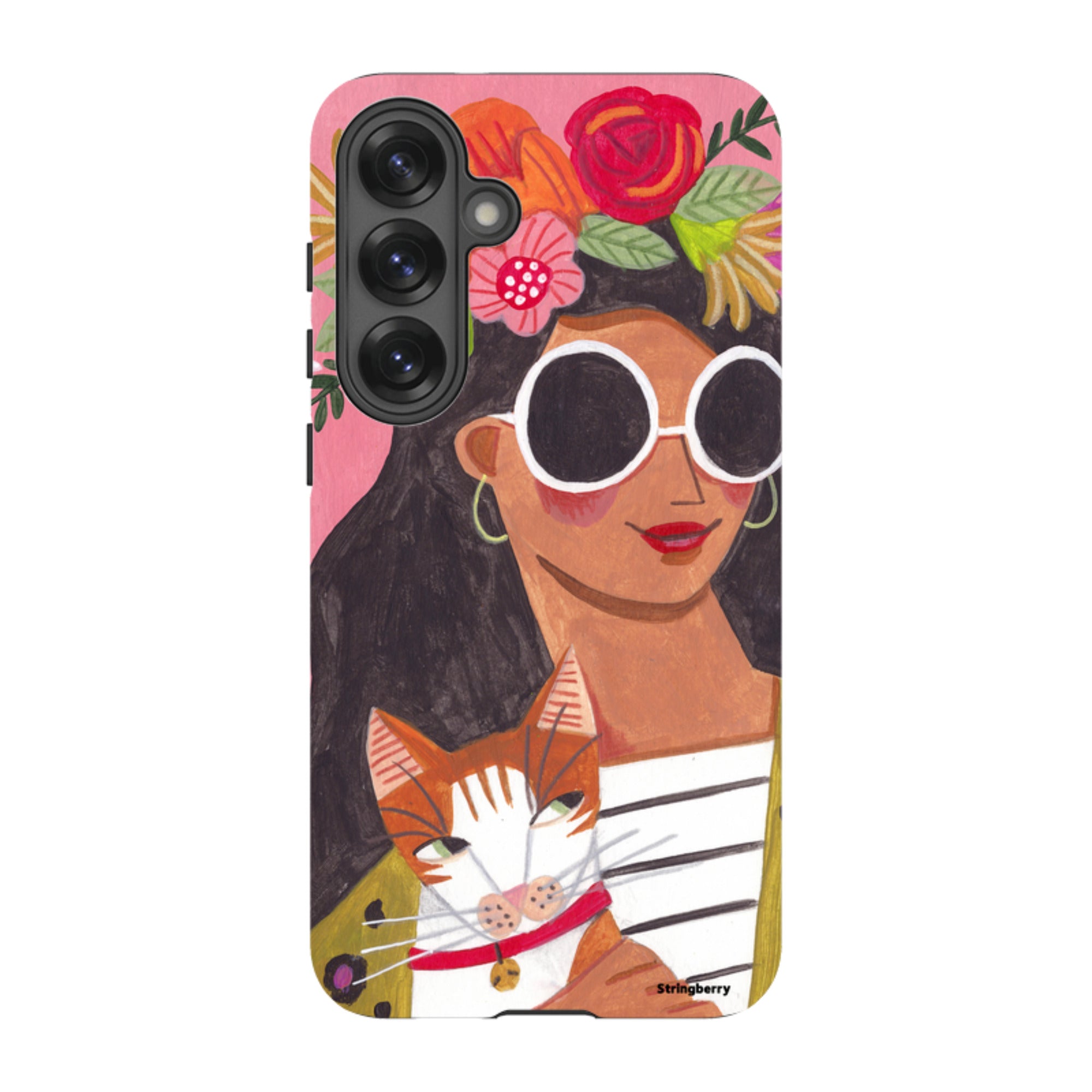 Samsung Tough Case - Woman & Cat By Caroline Bonne Muller