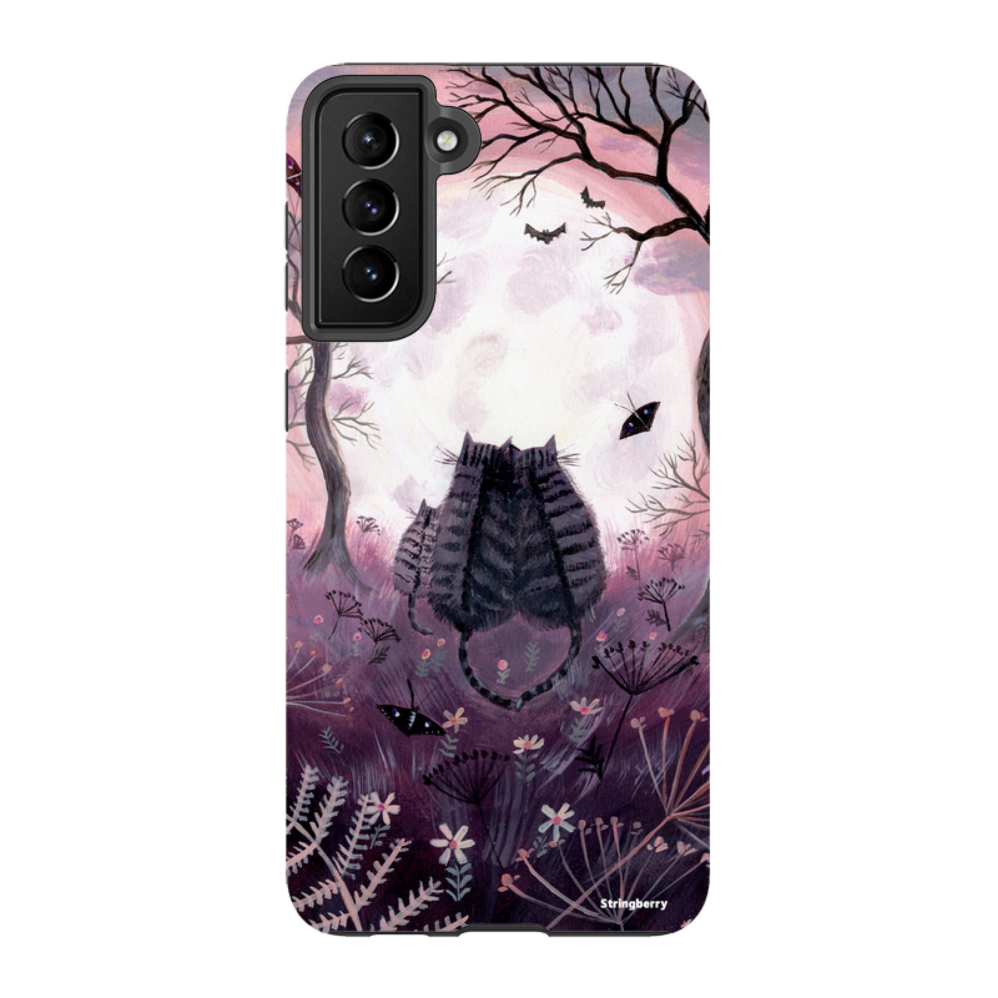 Samsung Tough Case - Spooky Cats By Mary Stubberfield