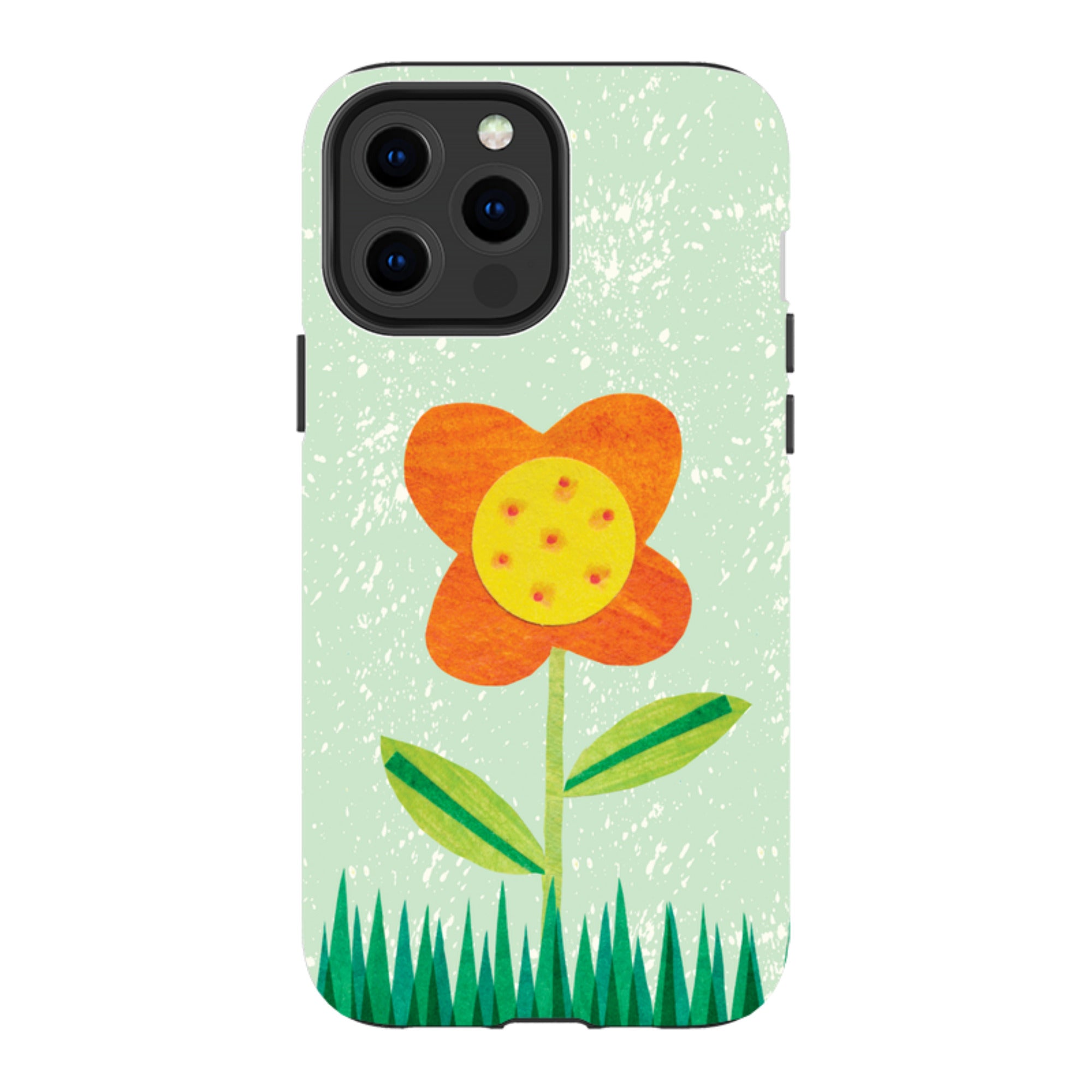 iPhone Tough Case - Orange Flower By Tracey English