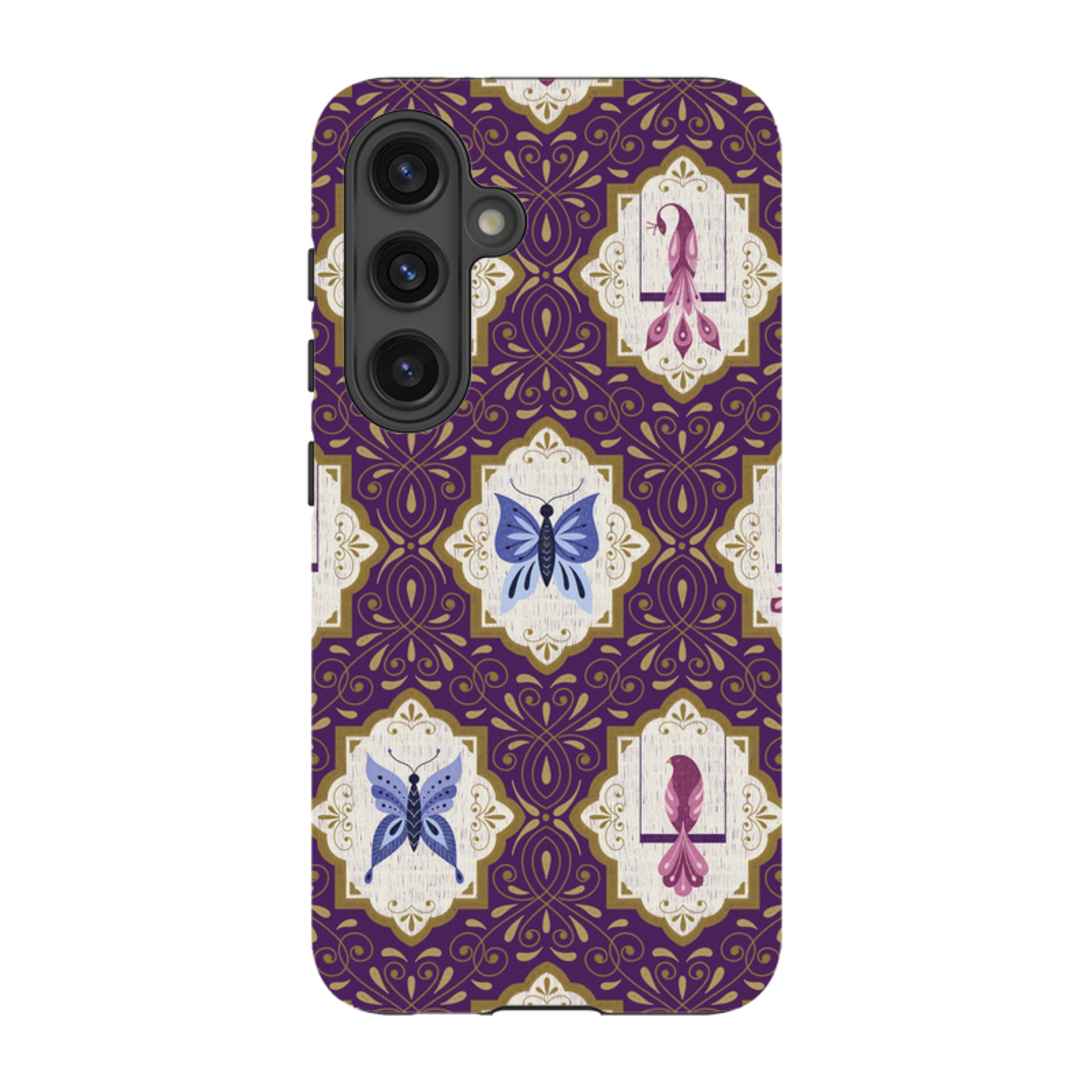 Samsung Tough Case - Wingframes Purple By Jenny Zemanek