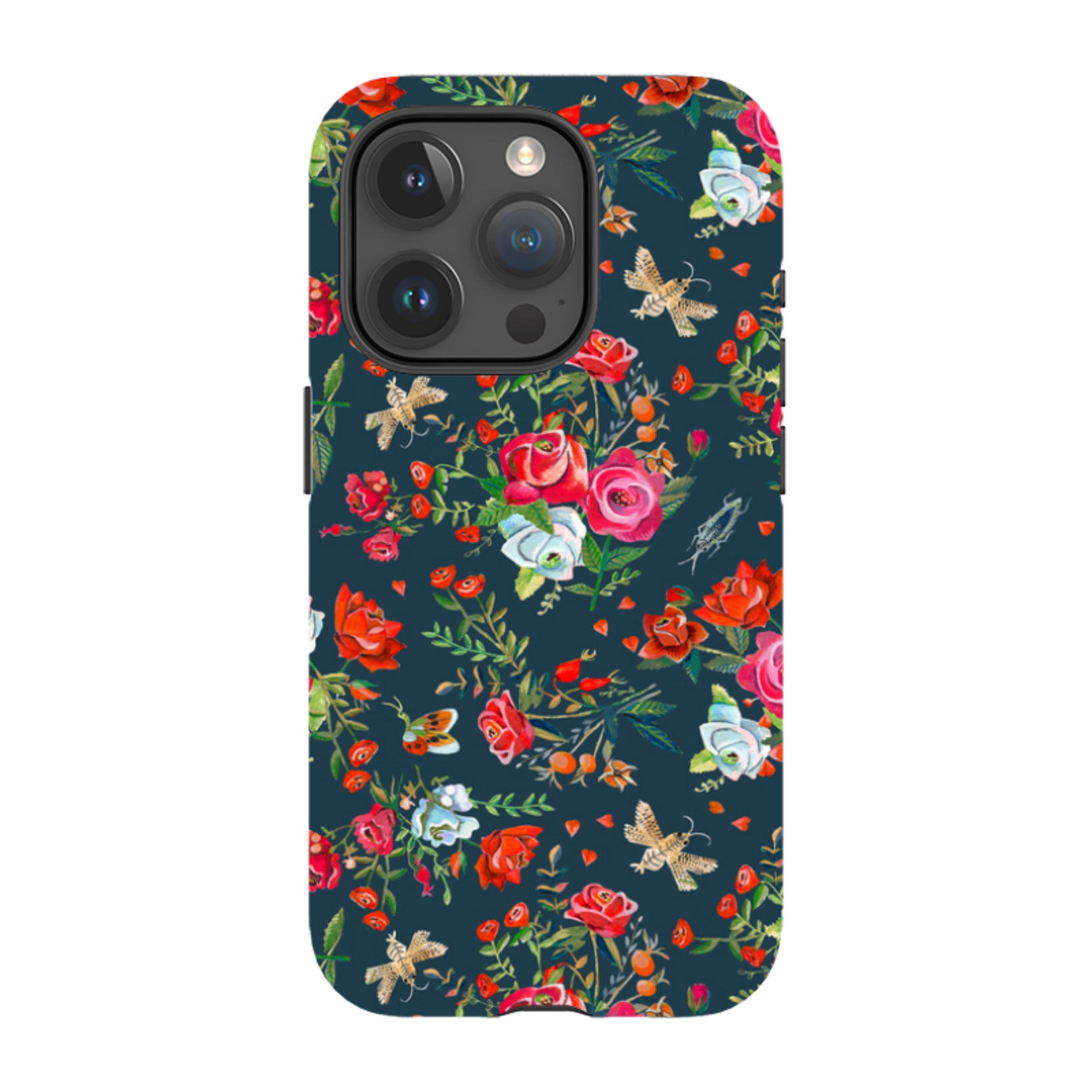 iPhone MagSafe Tough Case -  Blue Roses By Caroline Bonne Muller