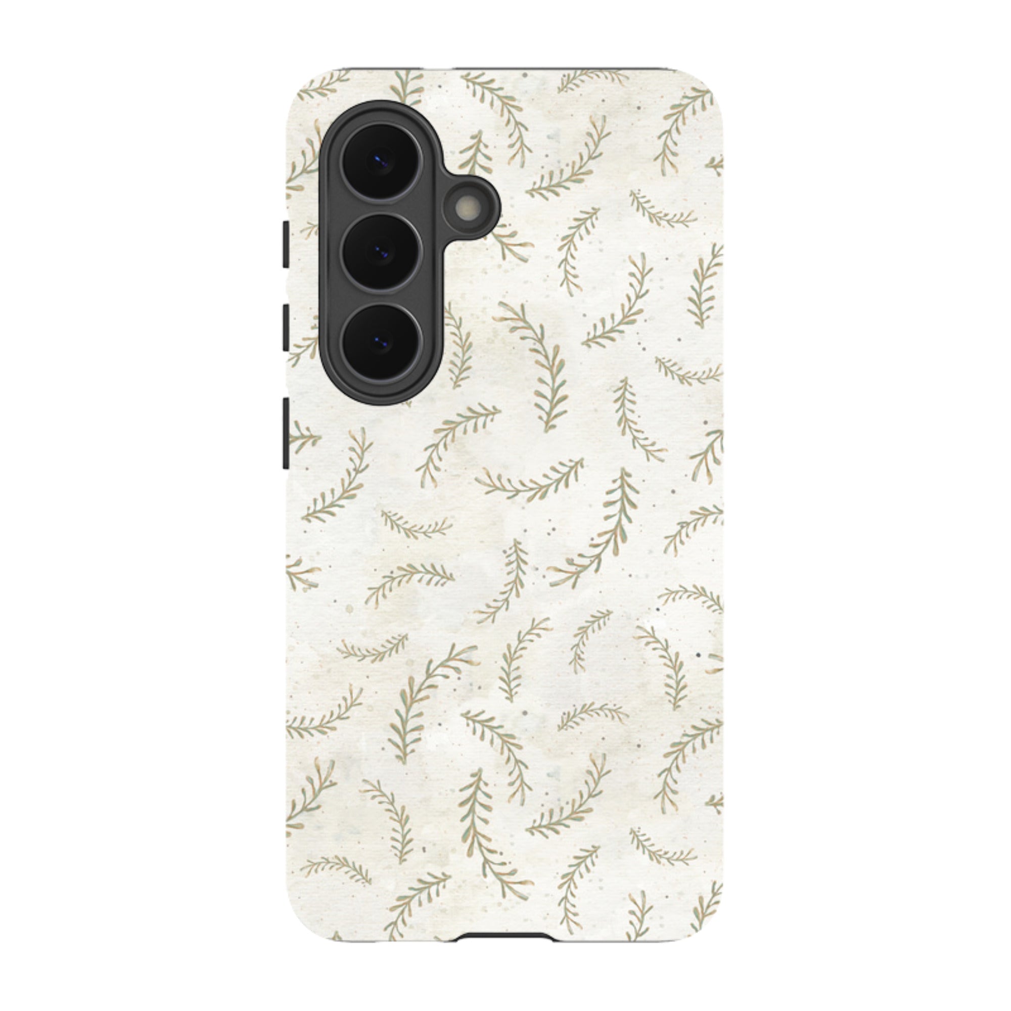 Samsung Tough Case - Feathers Grey By Katherine Quinn