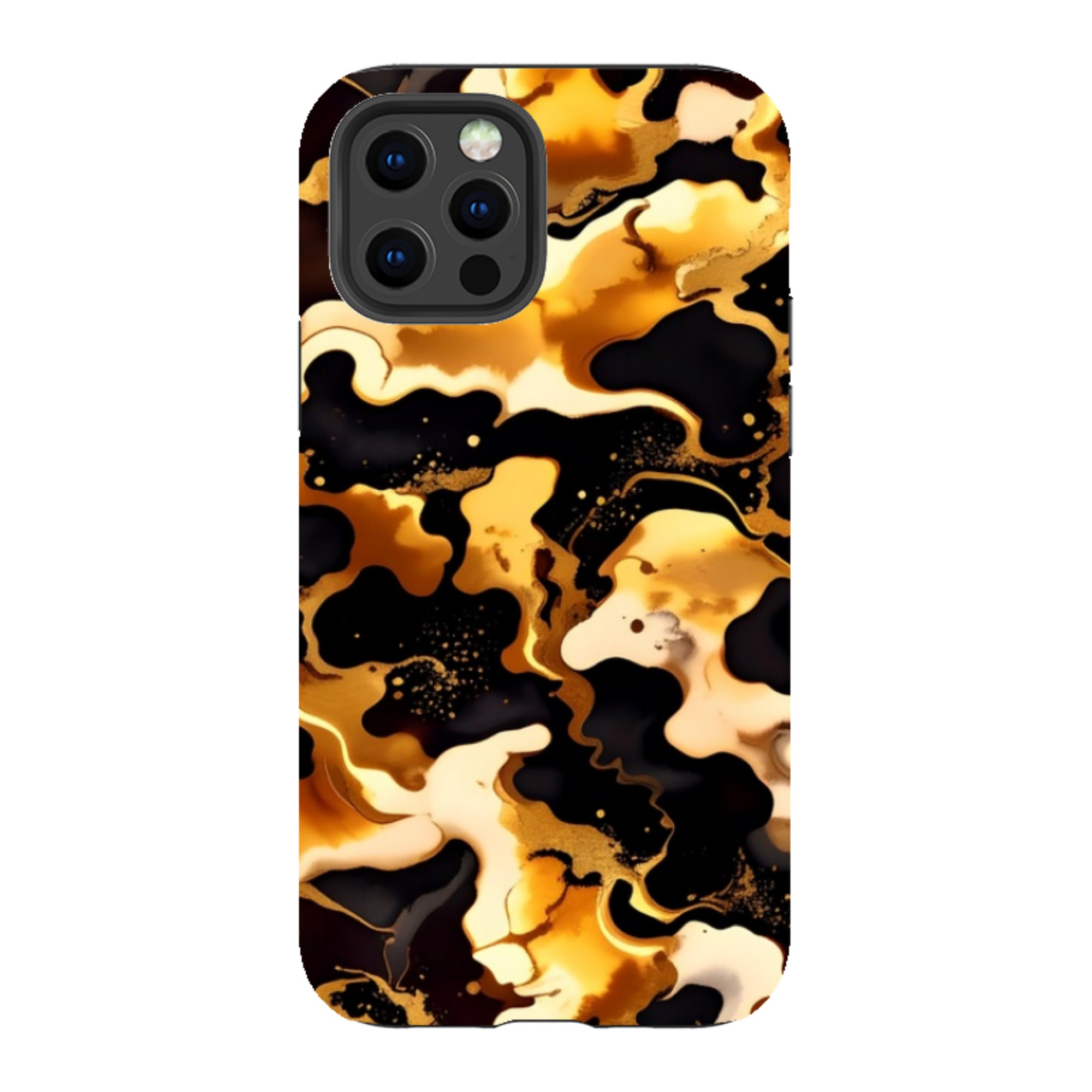 iPhone Tough Case - Fire Marble