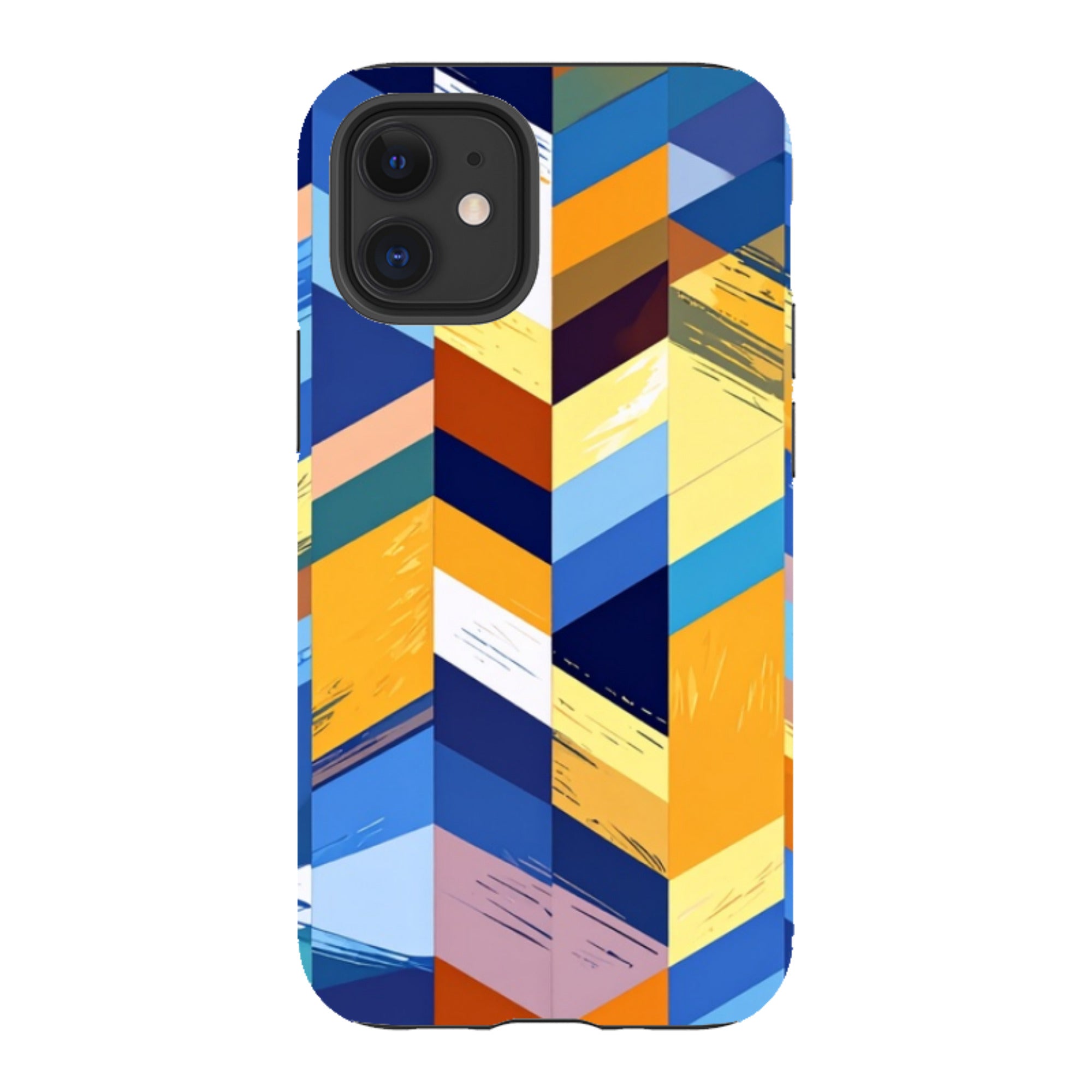 iPhone Tough Case - Technicolor Stripes