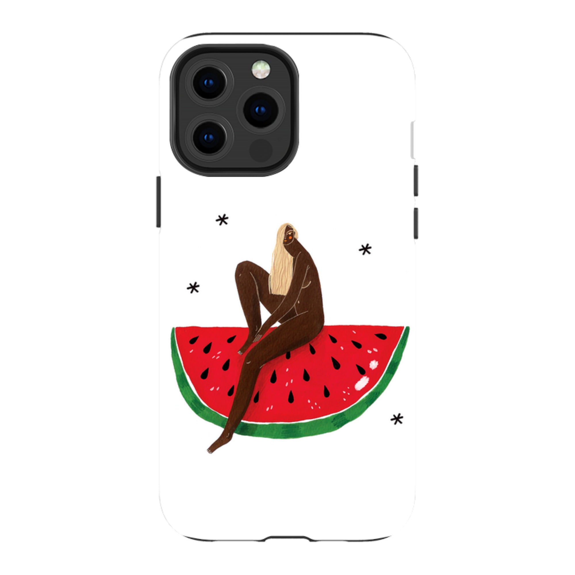 iPhone Tough Case - Watermelon Girl By Madalina Andronic