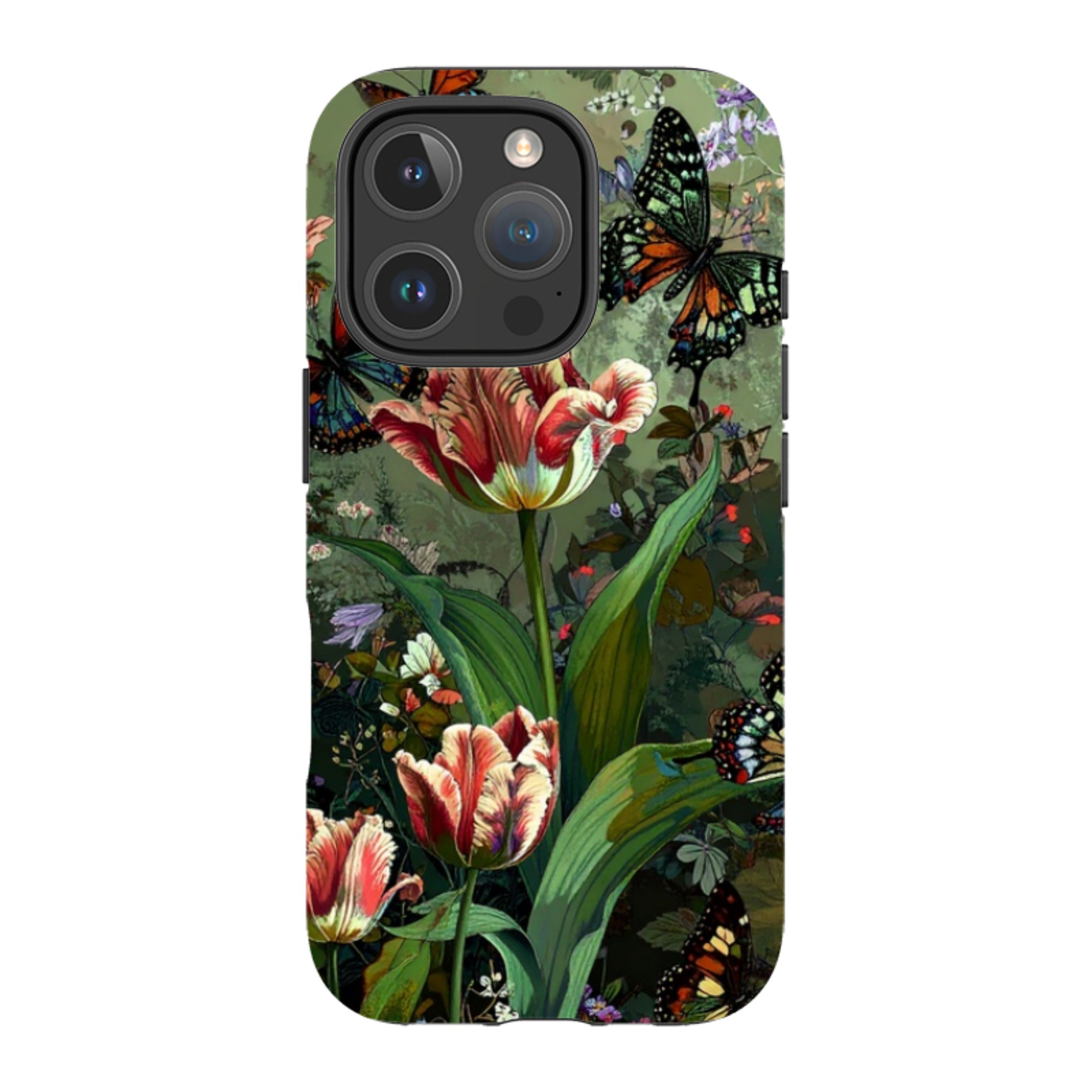 iPhone MagSafe Tough Case - Green Vyne Butterflies