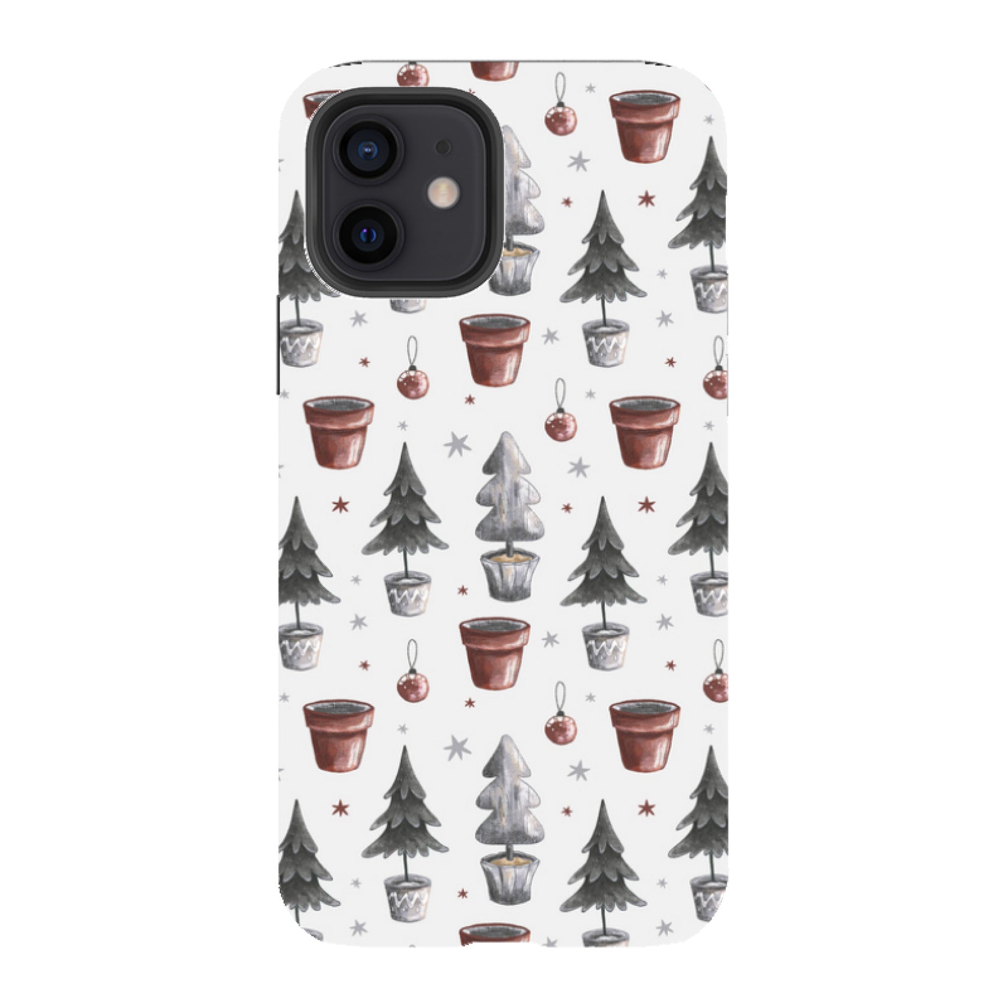 iPhone Tough Case - Xmas Tree Pattern