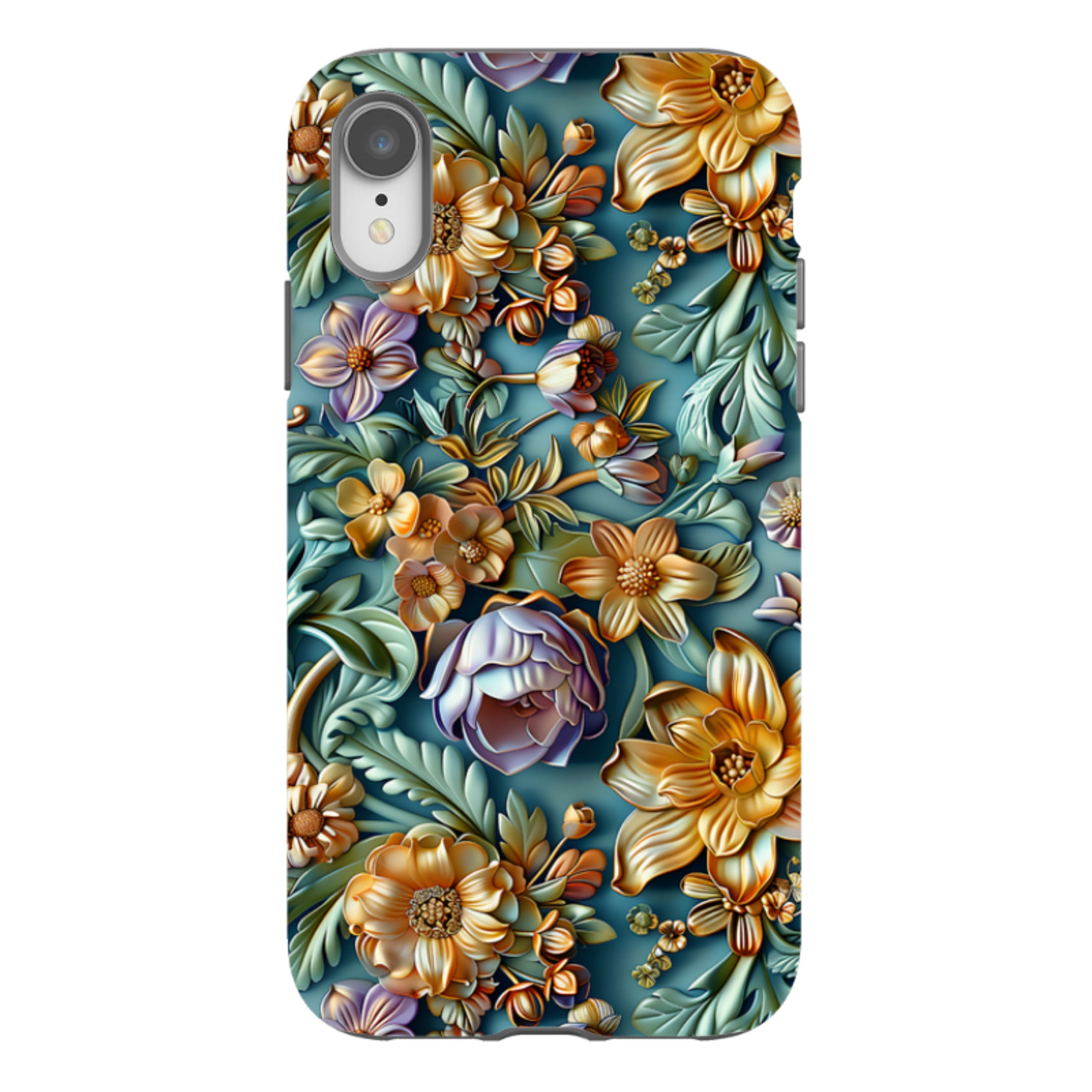 iPhone Tough Case -Sage Floral