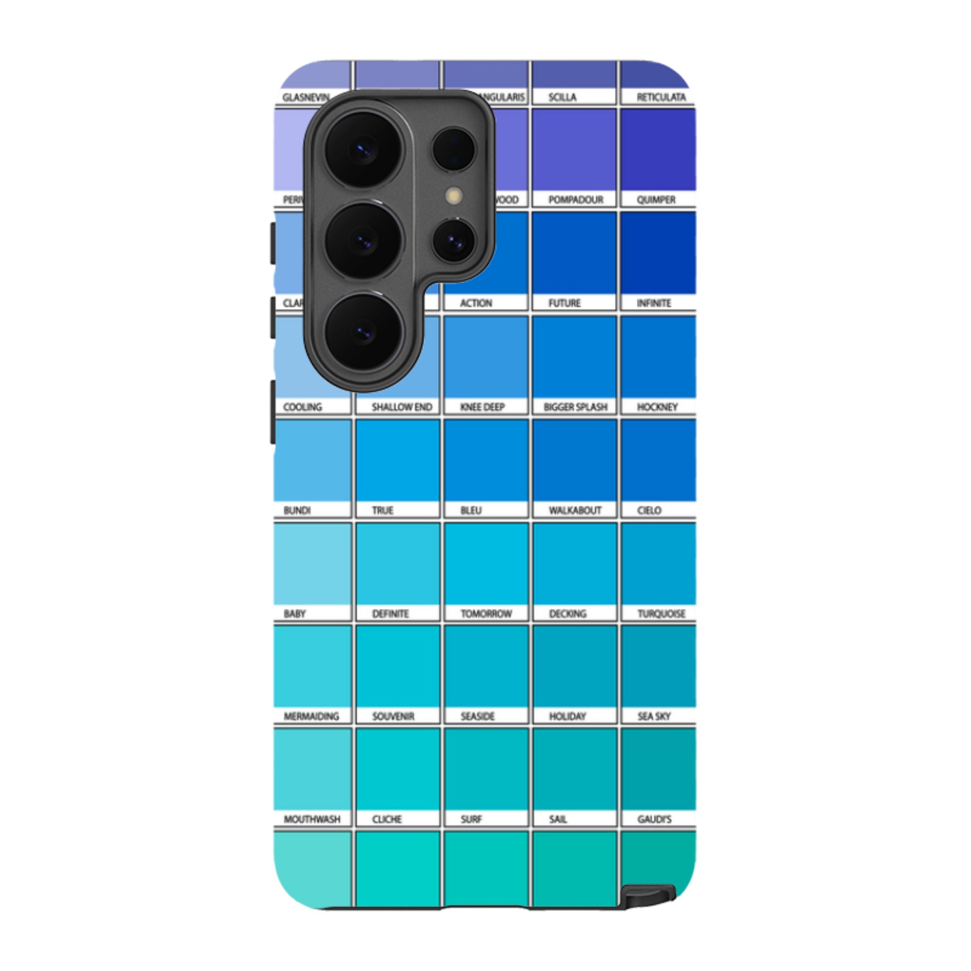 Samsung Tough Case - Blue Chromology By Kitty Joseph