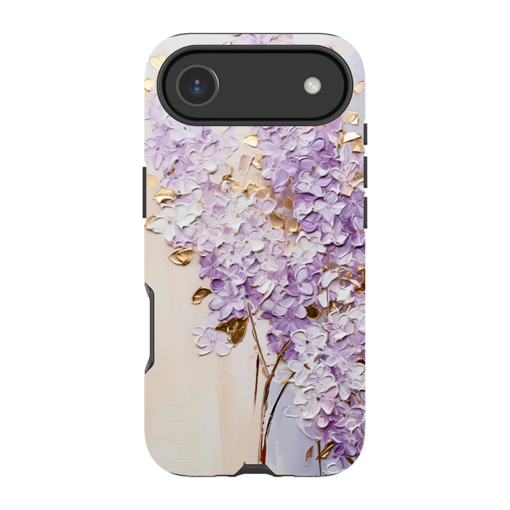 iPhone Tough Case - Purple Floral