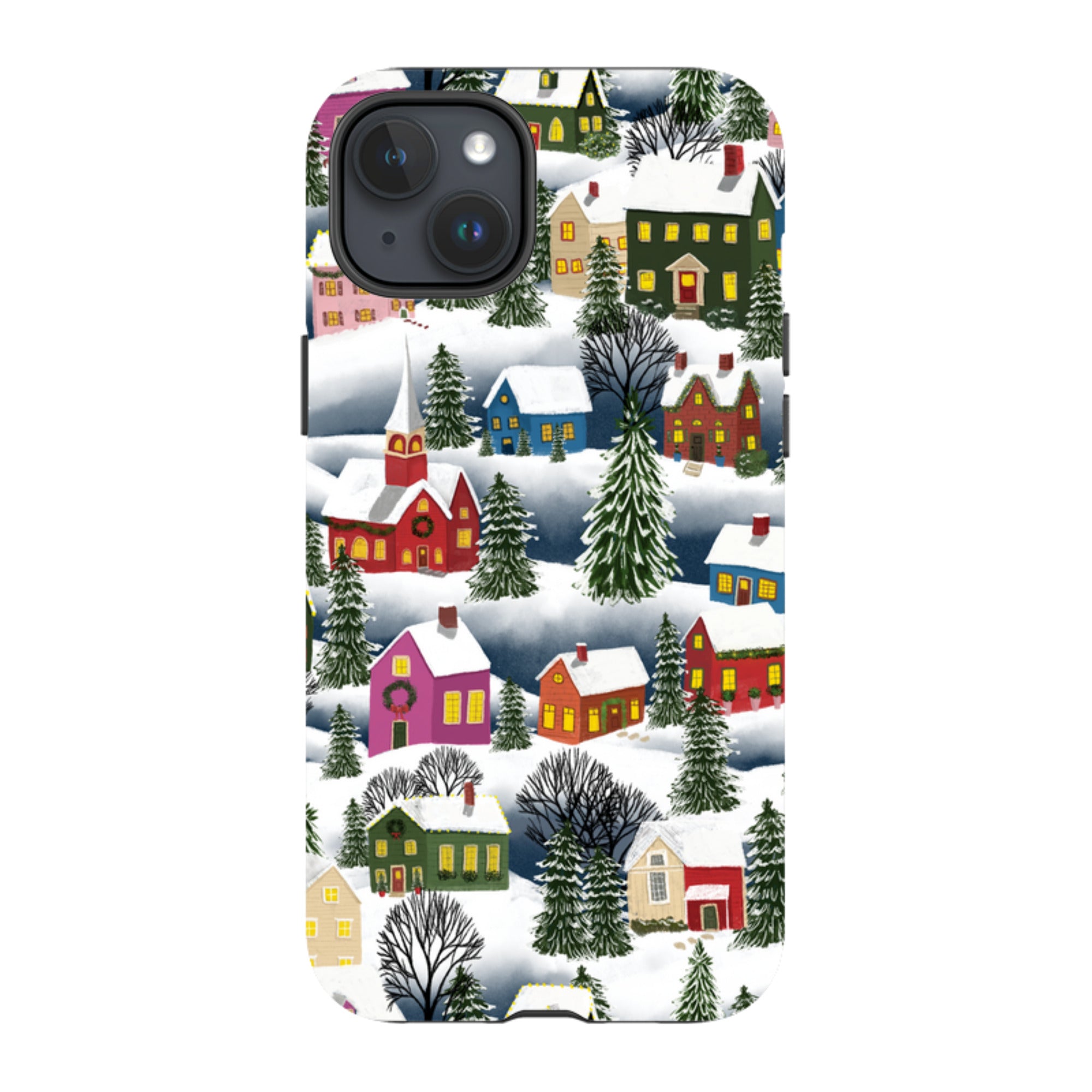 iPhone Tough Case - Advent Street Town By Abby Jacobs