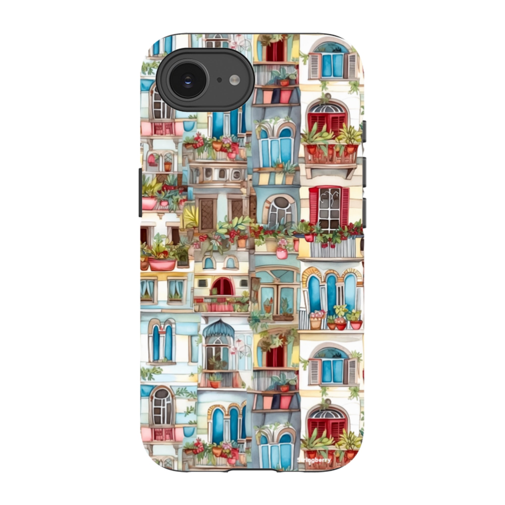 iPhone Tough Case - Floral Balcony II