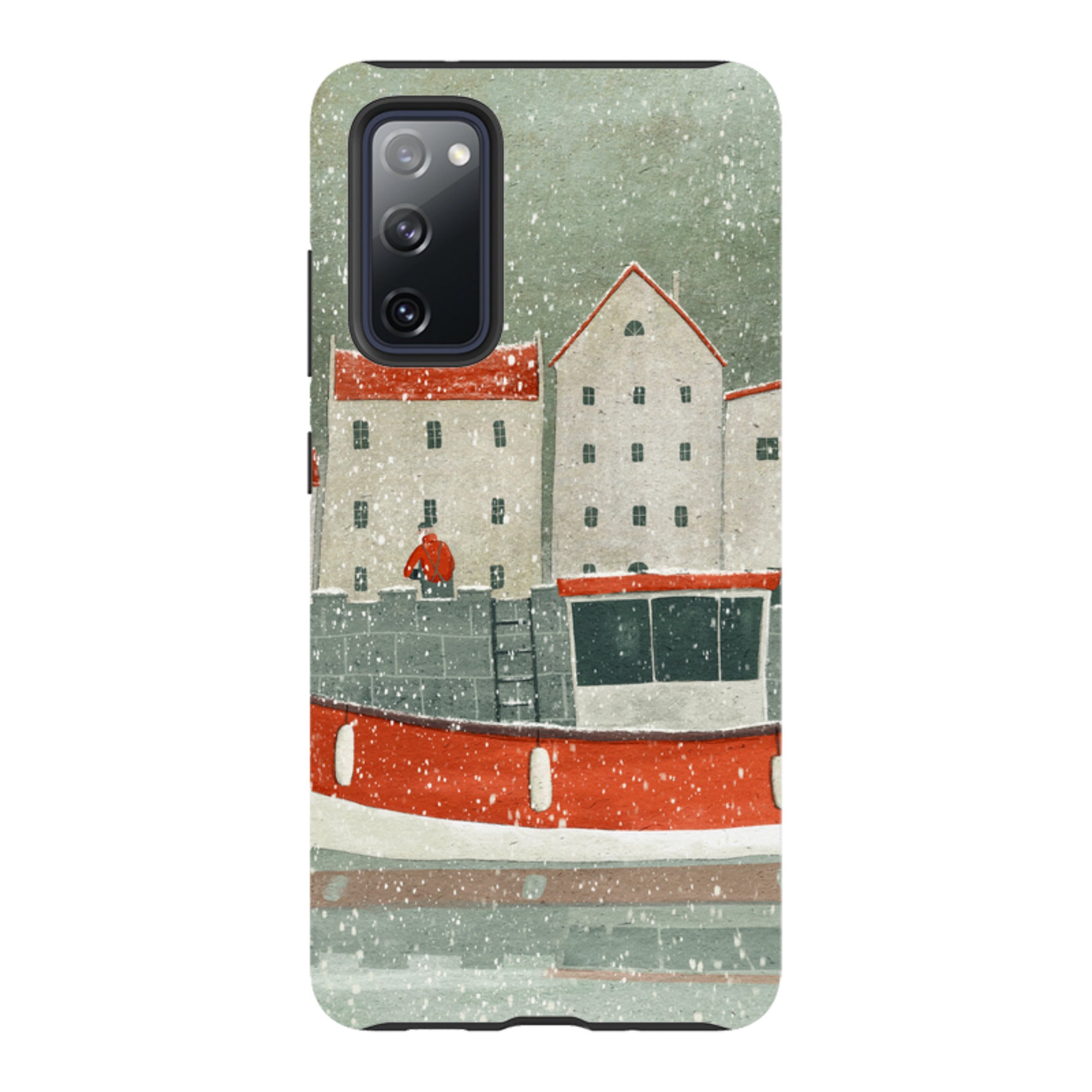 Samsung Tough Case - Christmas Harbour By Maja Lindberg