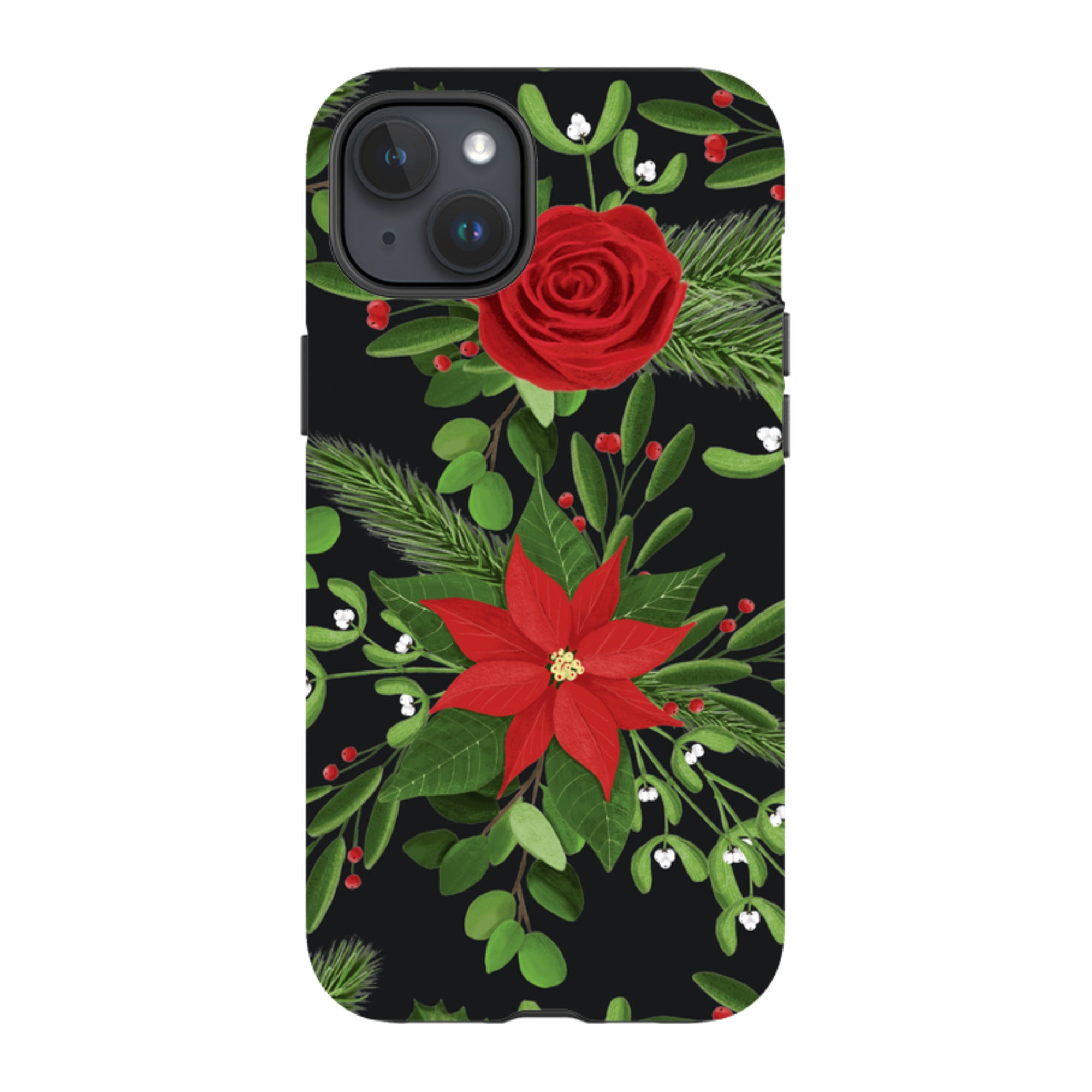 iPhone Tough Case - Black White Plaid By Abby Jacobs