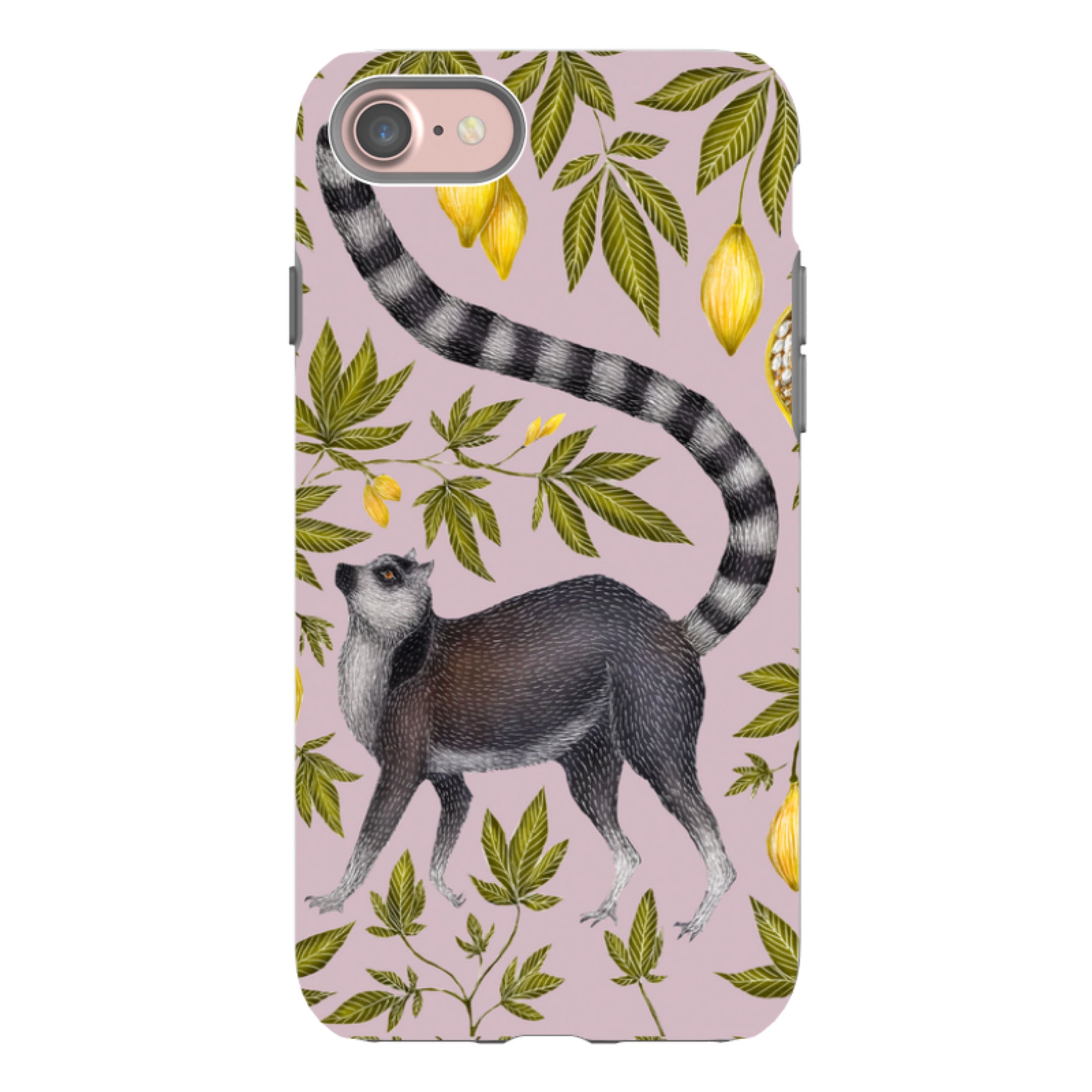 iPhone Tough Case - Lemur By Catherine Rowe