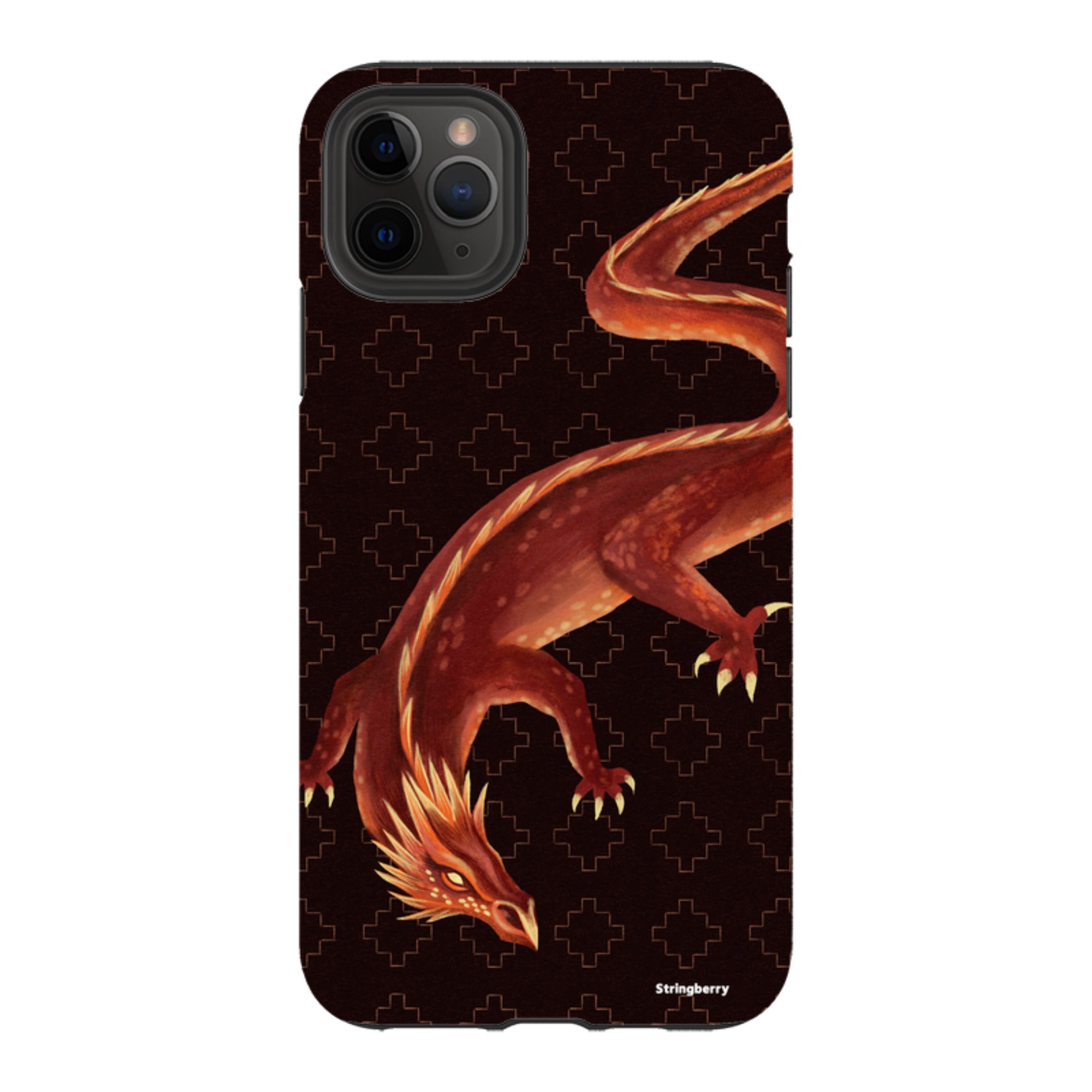 iPhone Tough Case - Beowulf Dragon By Anna Stead
